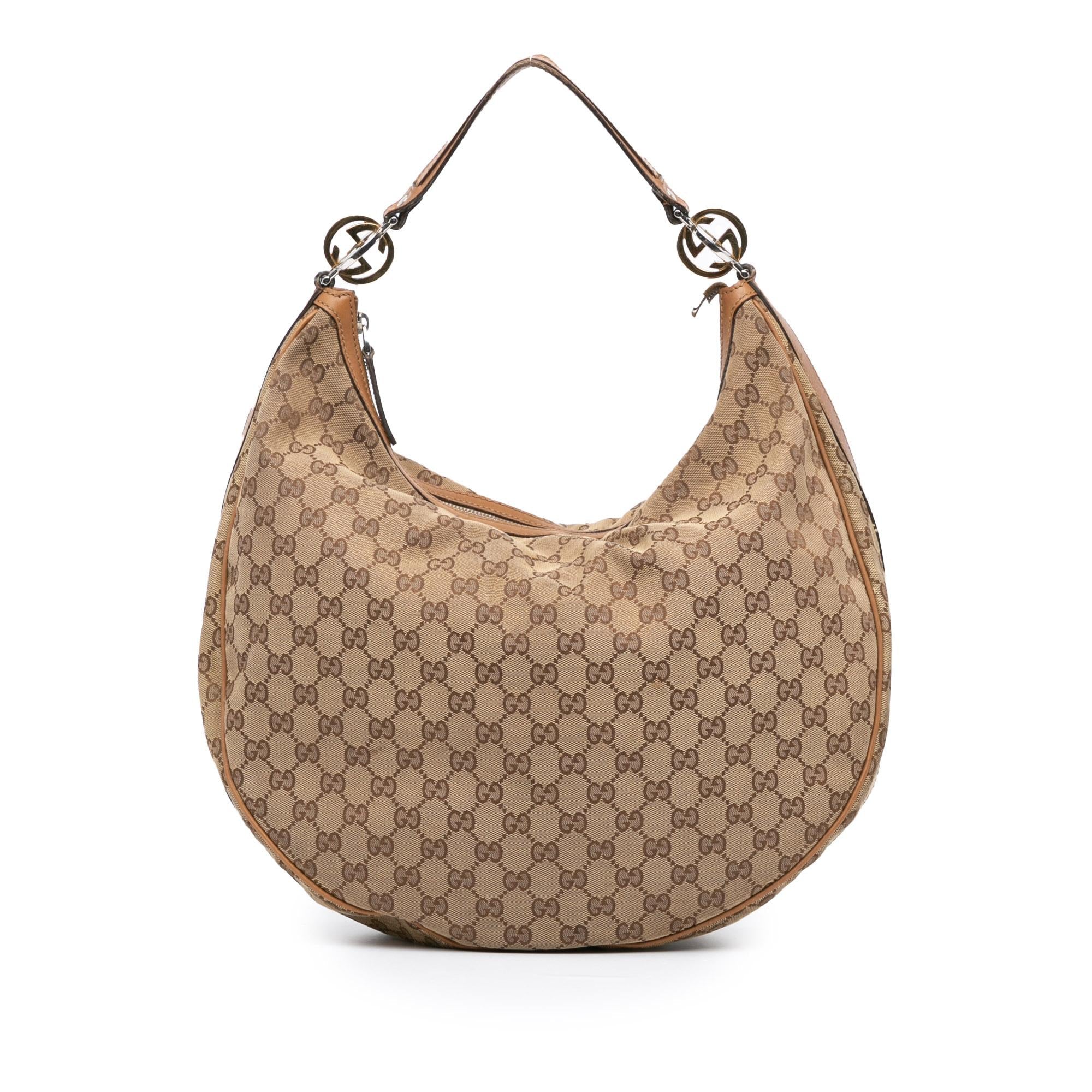 Gucci Large GG Canvas Twins Hobo