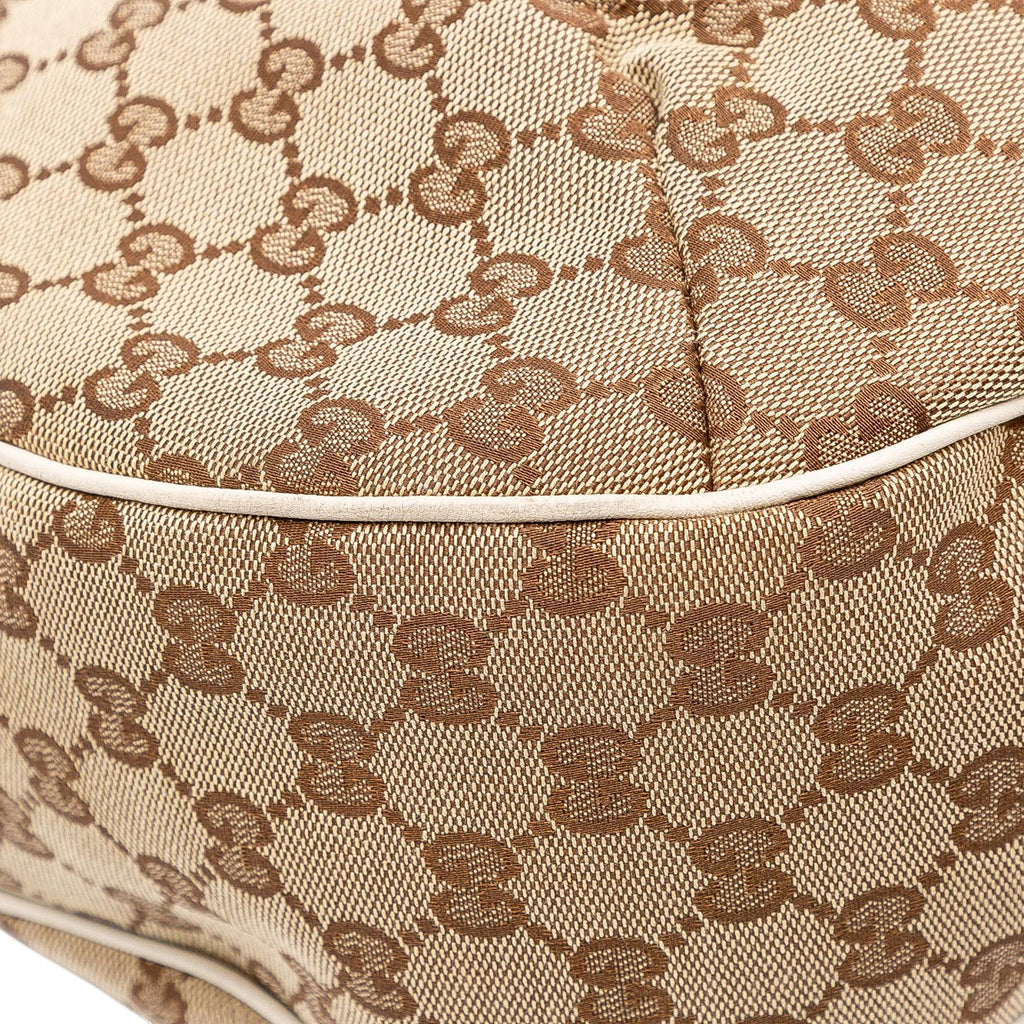 Gucci Large GG Canvas Web New Ladies Hobo