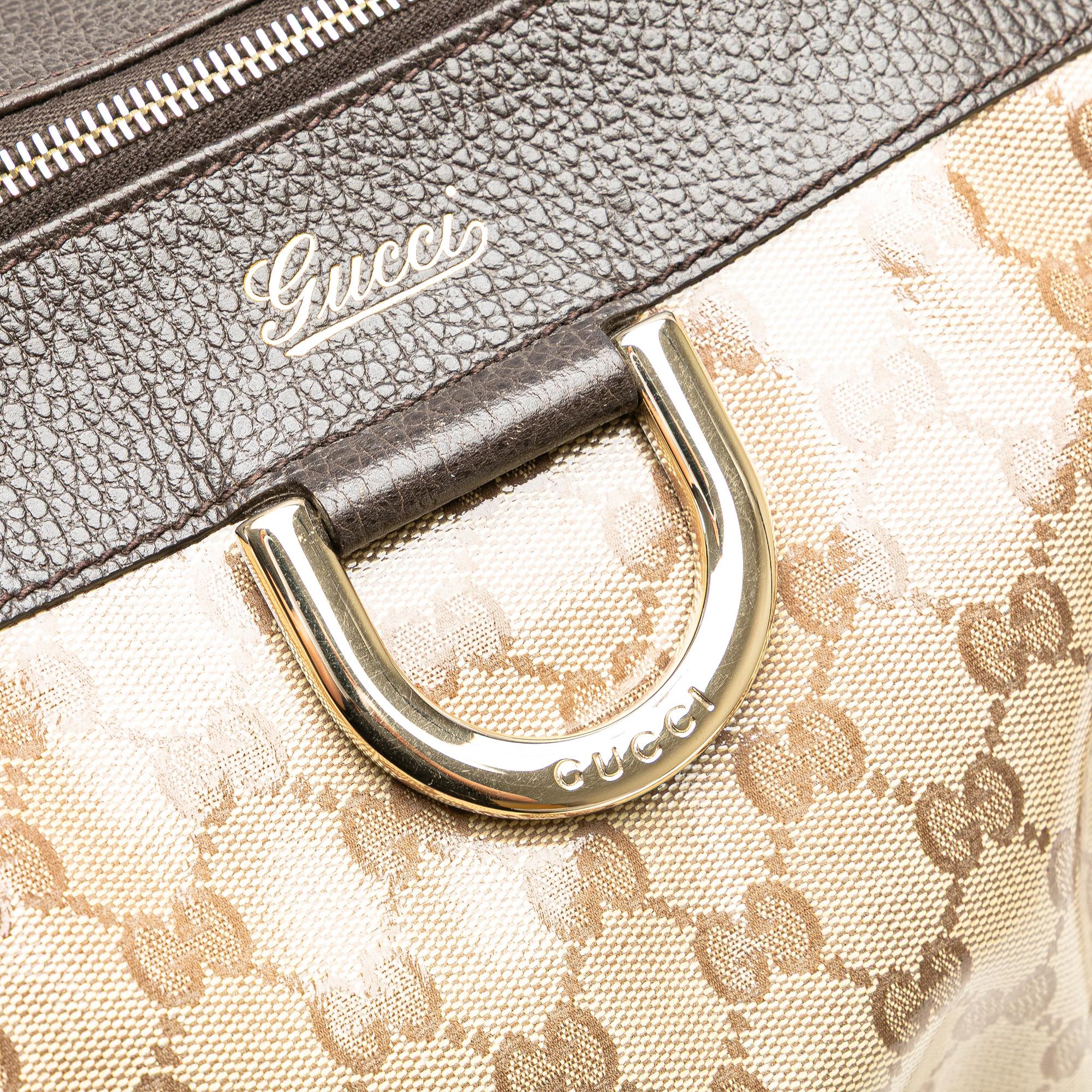 Gucci Large GG Crystal Abbey D Ring Tote