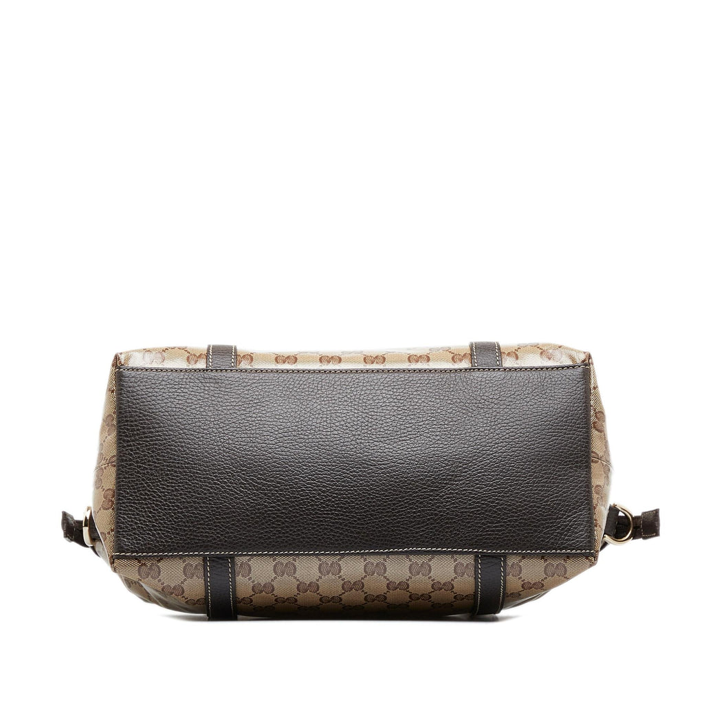 Gucci Large GG Crystal Charm Dome Bag (SHG-7wkE8H)