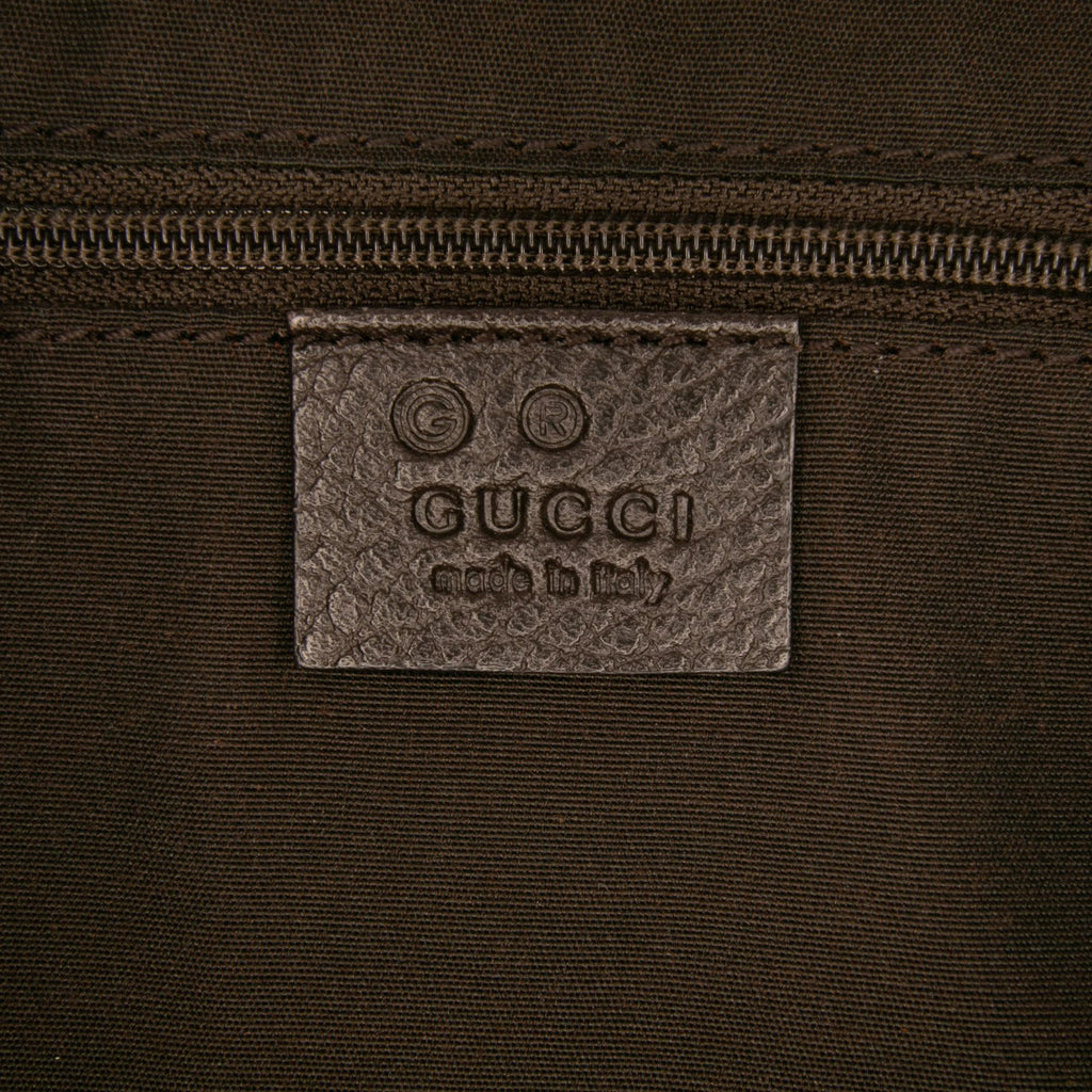 Gucci Large GG Crystal Half Moon Crossbody