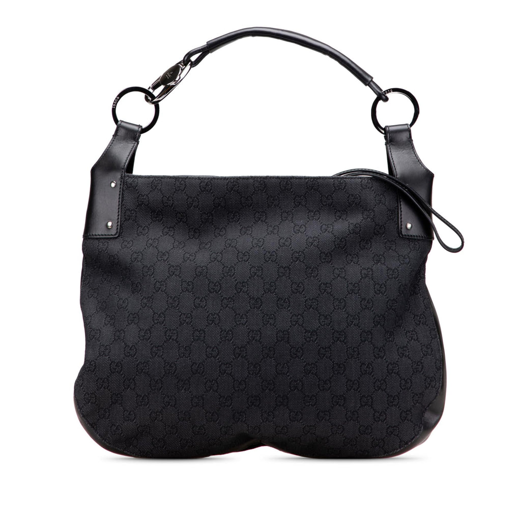 Gucci Large GG DLBim Horsebit Classic Ring Hobo