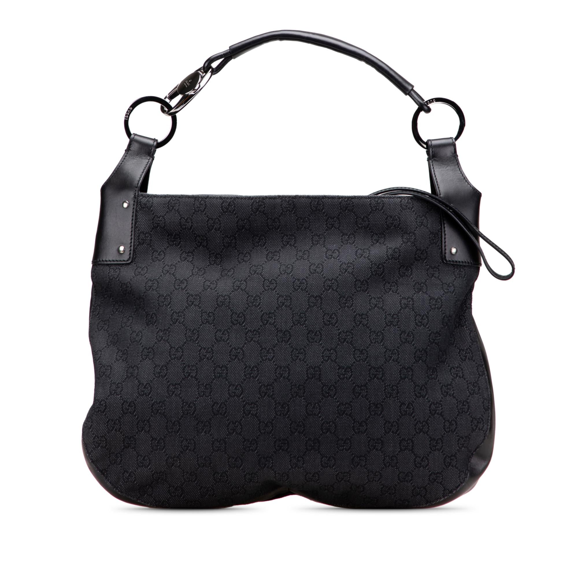 Gucci Large GG DLBim Horsebit Classic Ring Hobo