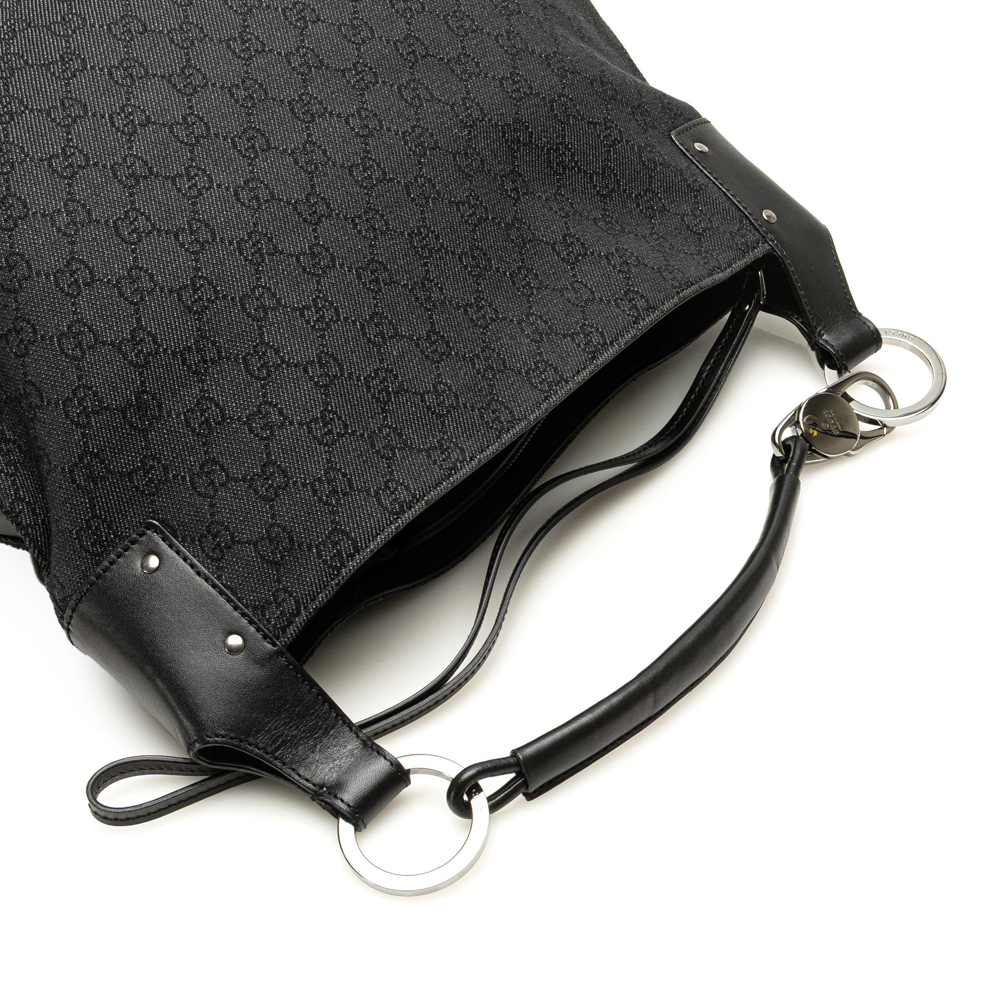 Gucci Large GG DLBim Horsebit Classic Ring Hobo