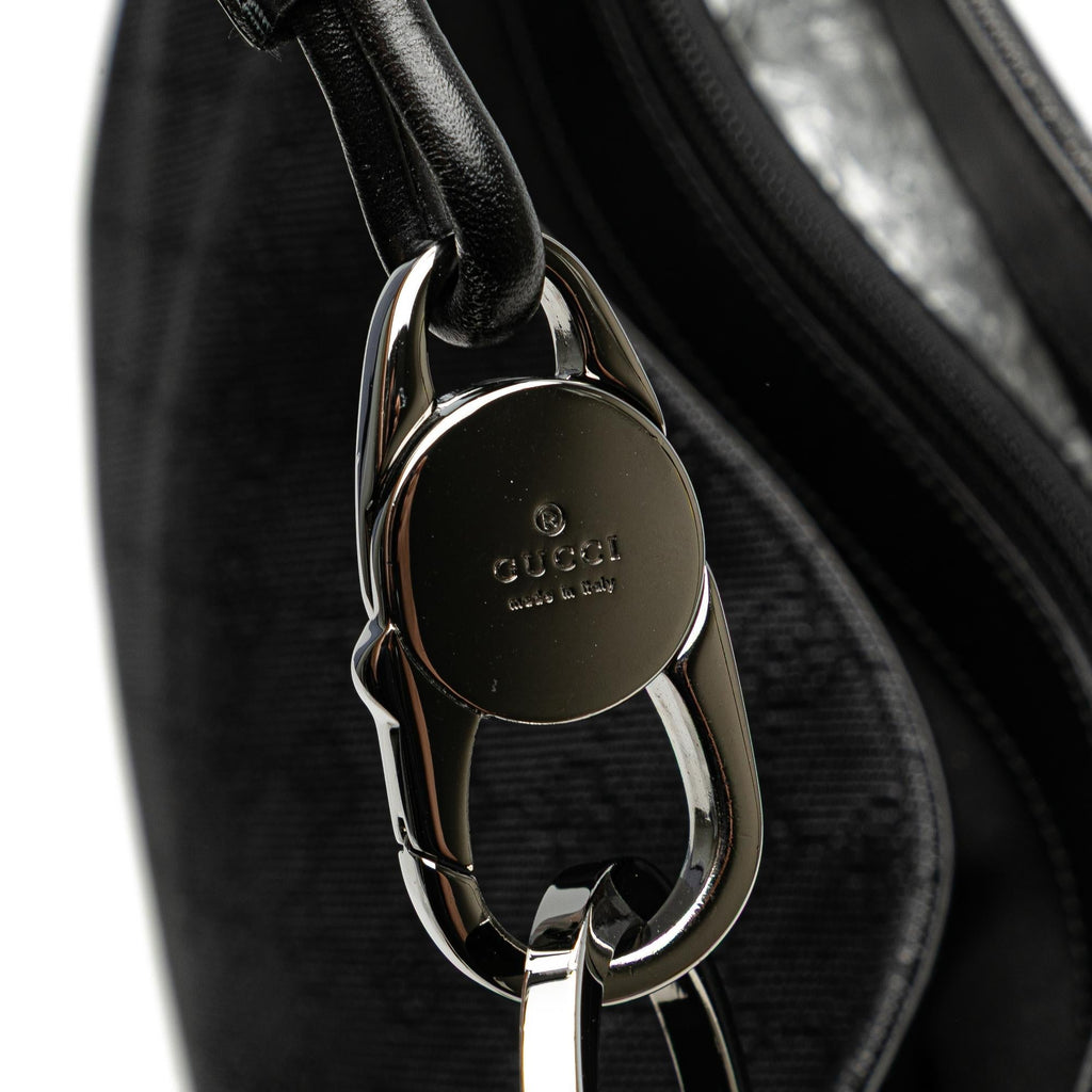 Gucci Large GG DLBim Horsebit Classic Ring Hobo