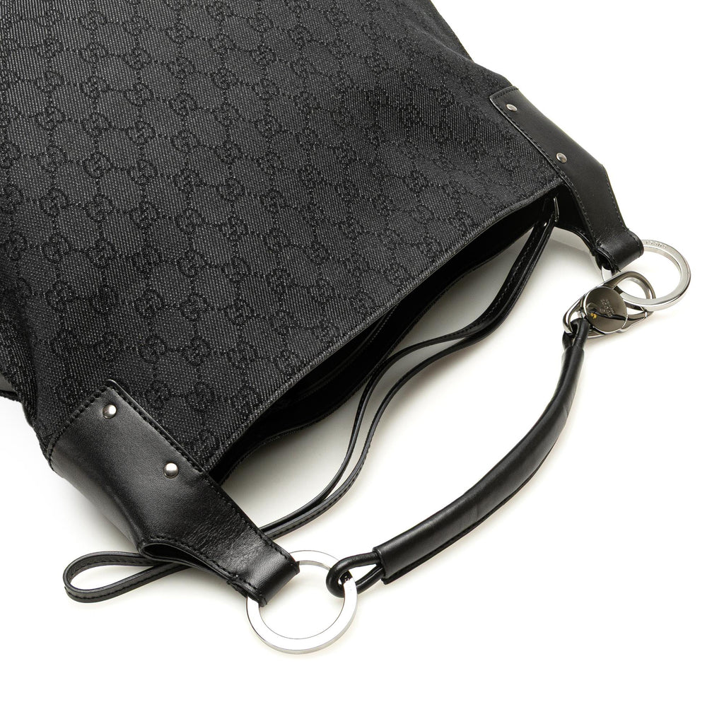 Gucci Large GG DLBim Horsebit Classic Ring Hobo