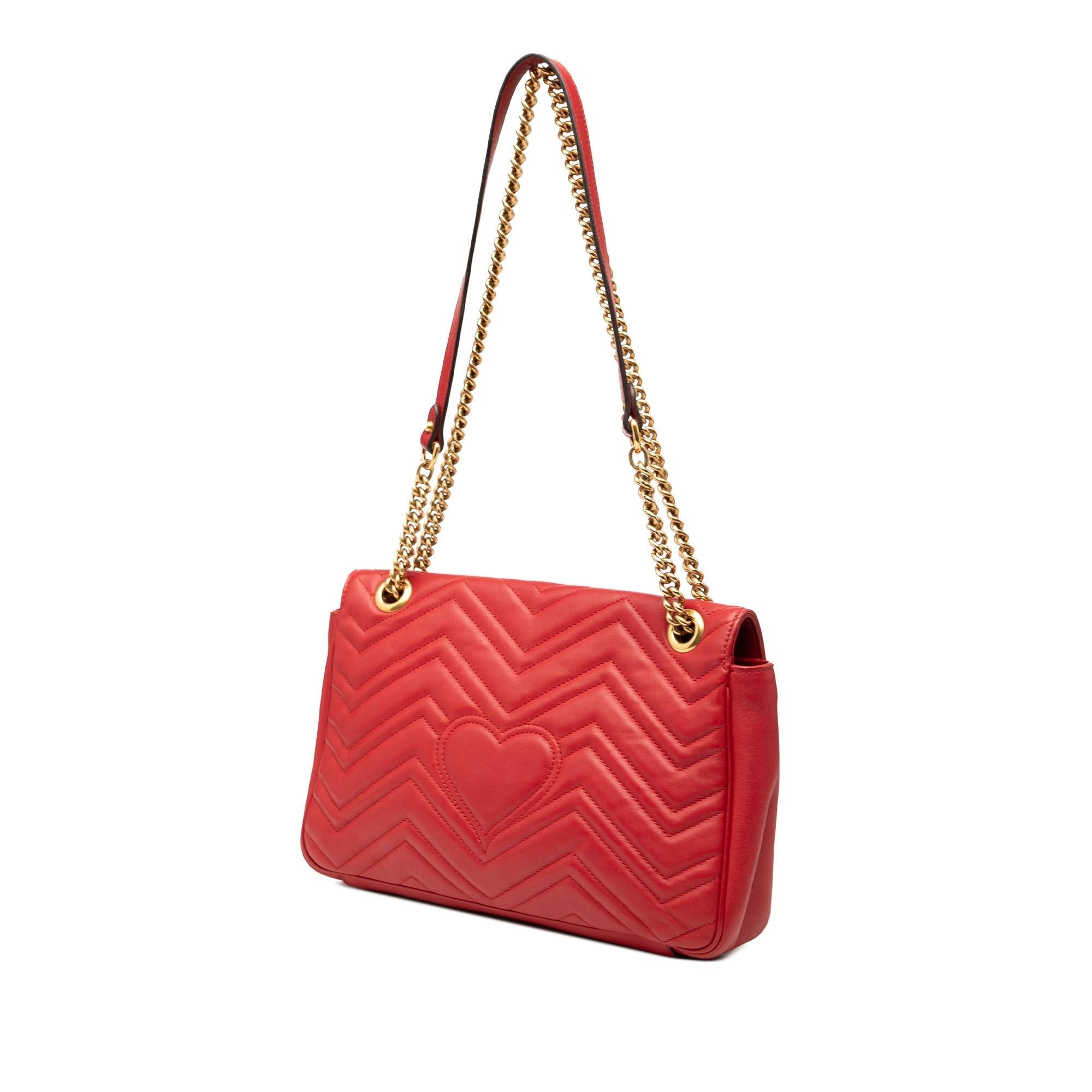 Gucci Large GG Marmont Matelasse Leather Shoulder Bag