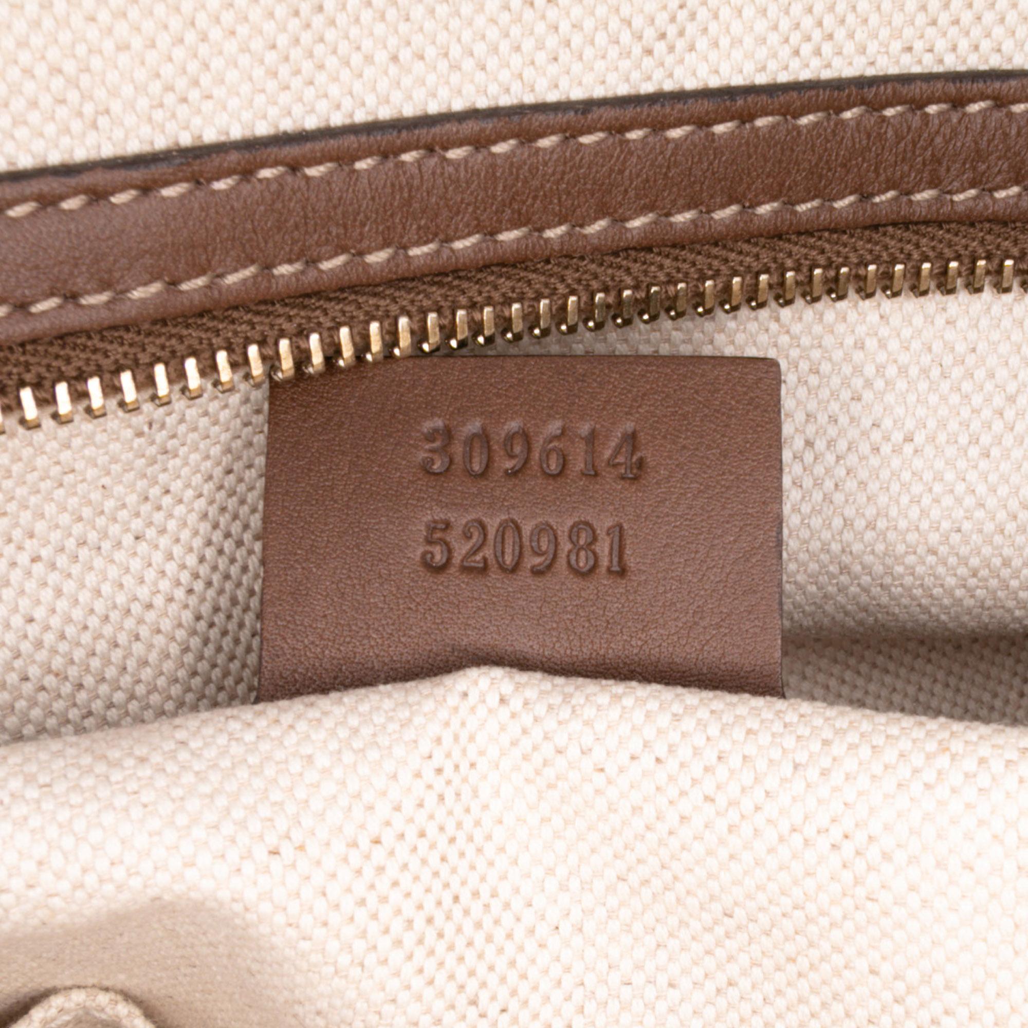 Gucci Large GG Supreme Nice Dome Satchel