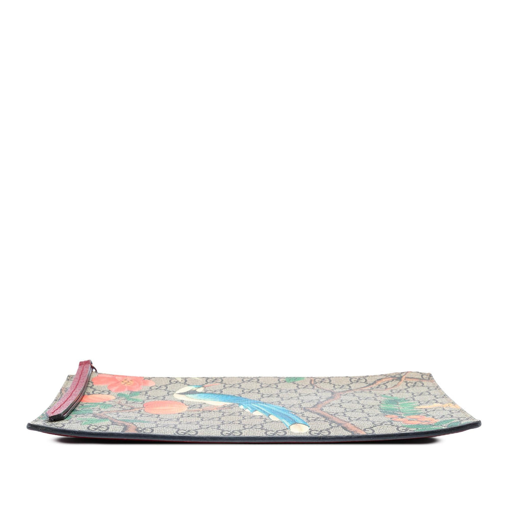 Gucci Large GG Supreme Tian Clutch
