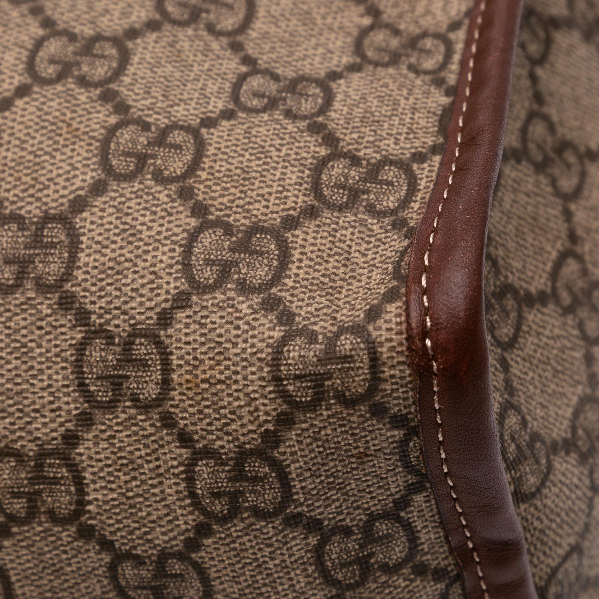 Gucci Large GG Supreme Web Loop Tote