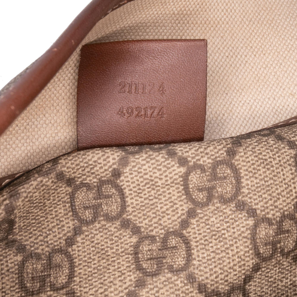 Gucci Large GG Supreme Web Loop Tote