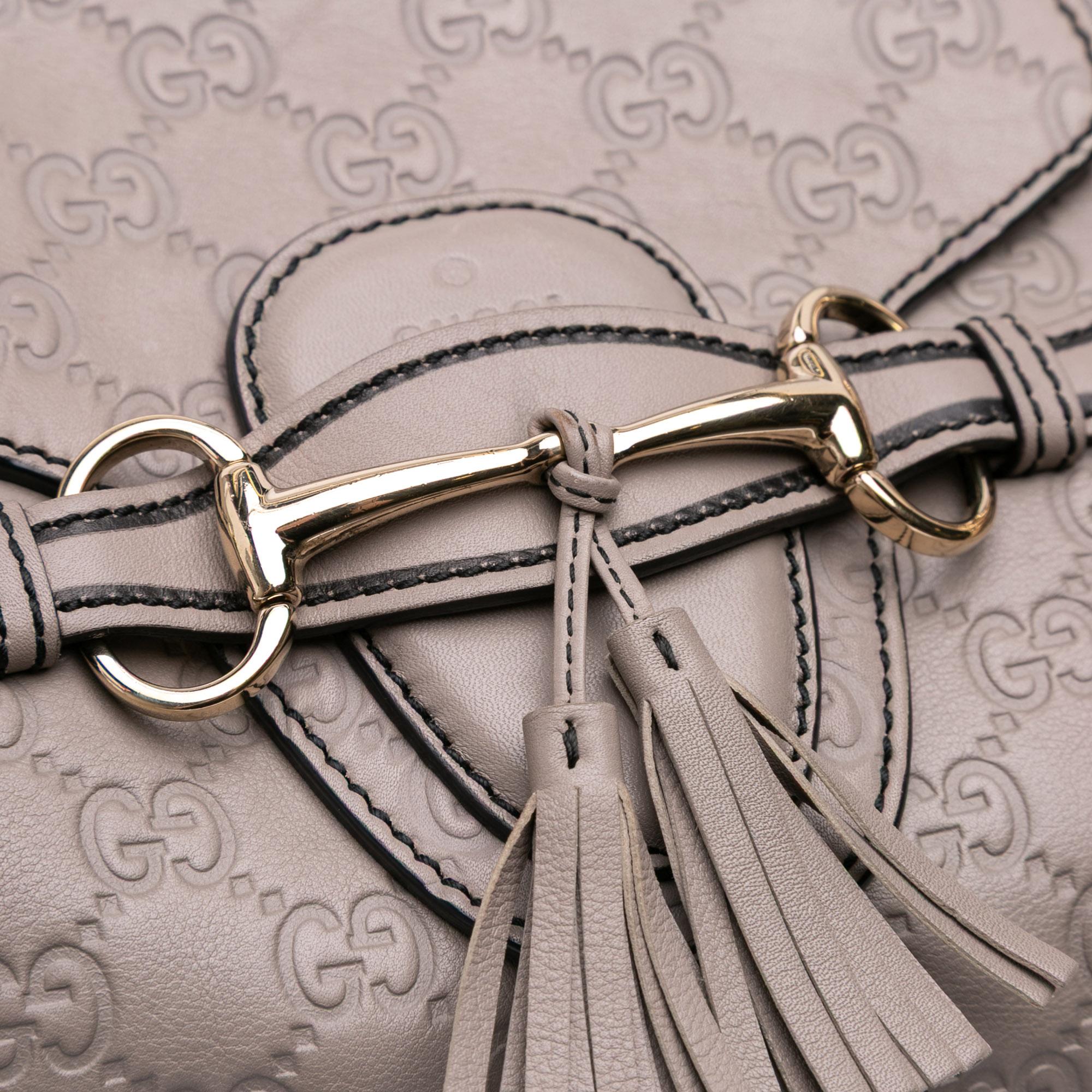 Gucci Large Guccissima Emily Chain Shoulder Bag