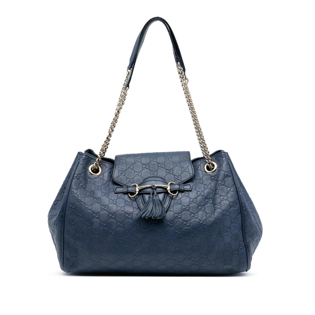 Gucci Large Guccissima Emily Chain Shoulder Bag