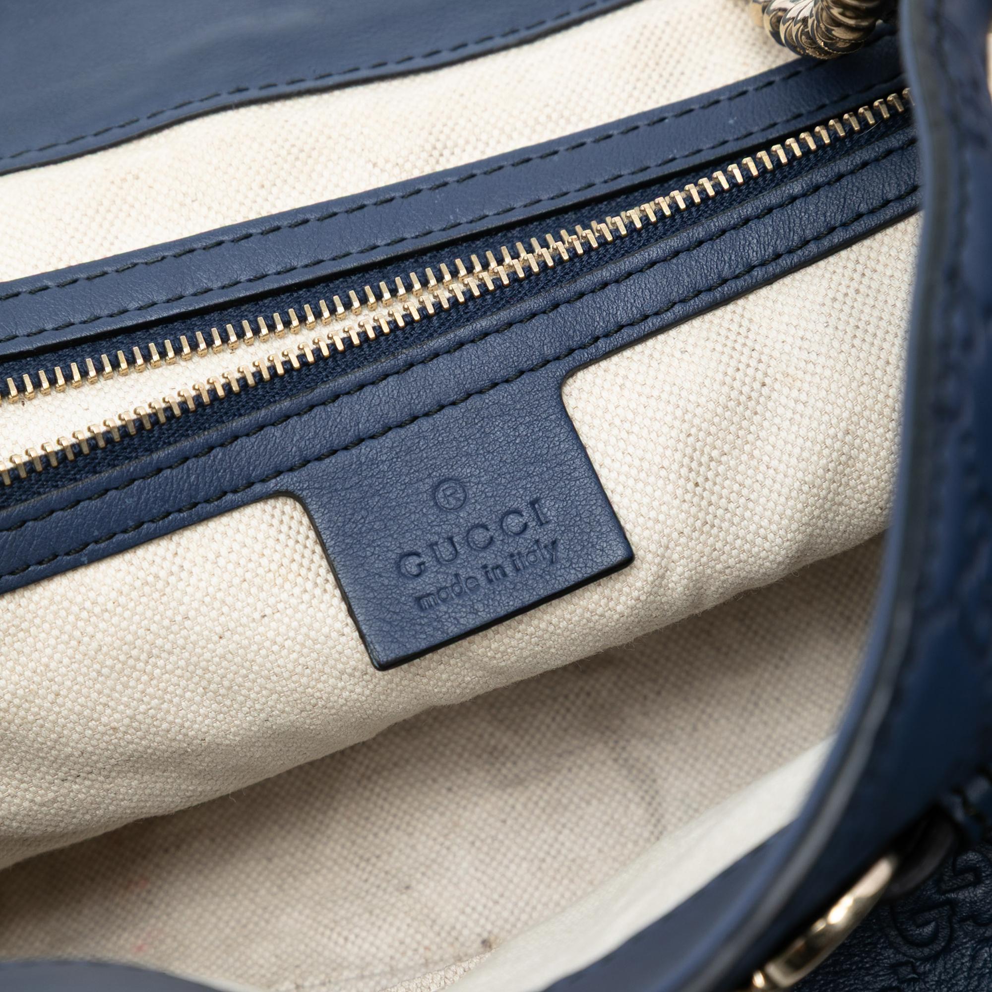 Gucci Large Guccissima Emily Chain Shoulder Bag