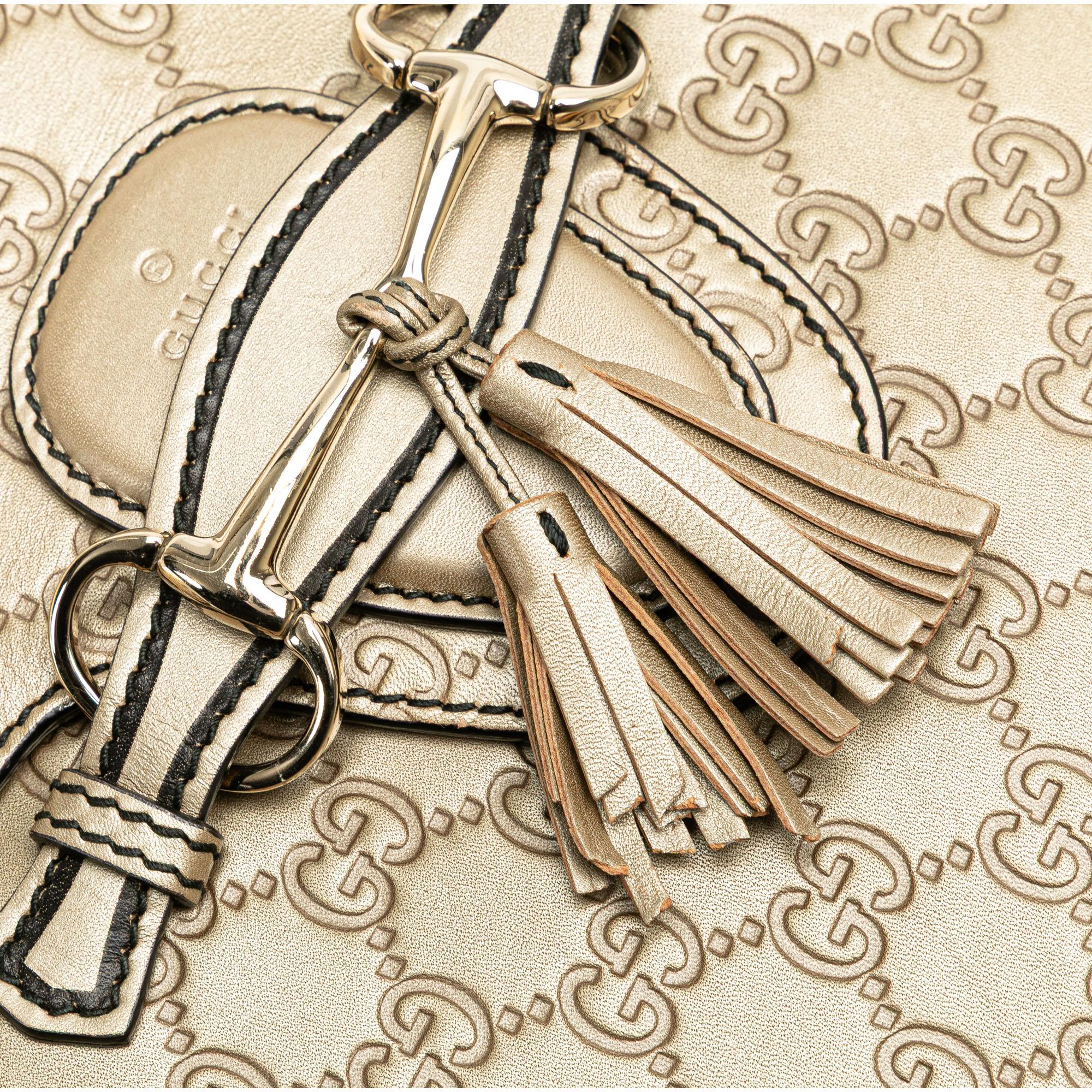 Gucci Large Guccissima Emily Shoulder Bag