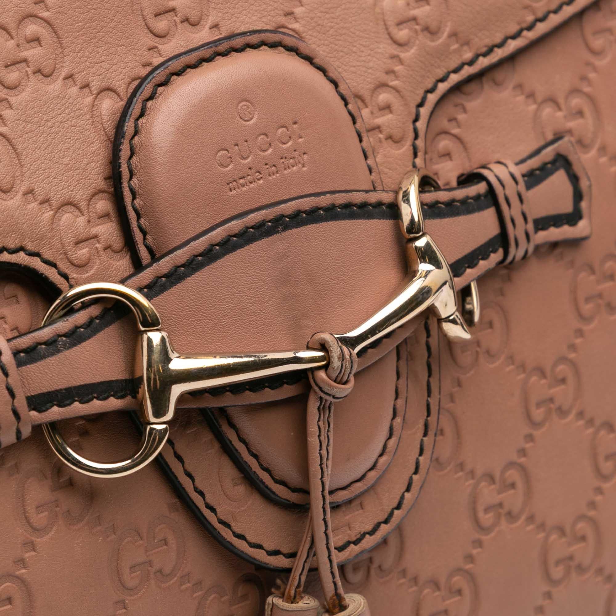Gucci Large Guccissima Emily Shoulder Bag