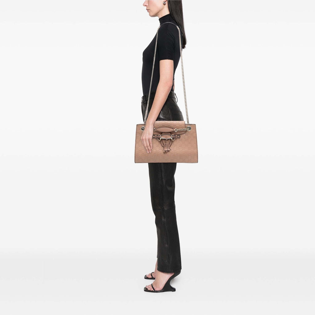 Gucci Large Guccissima Emily Shoulder Bag