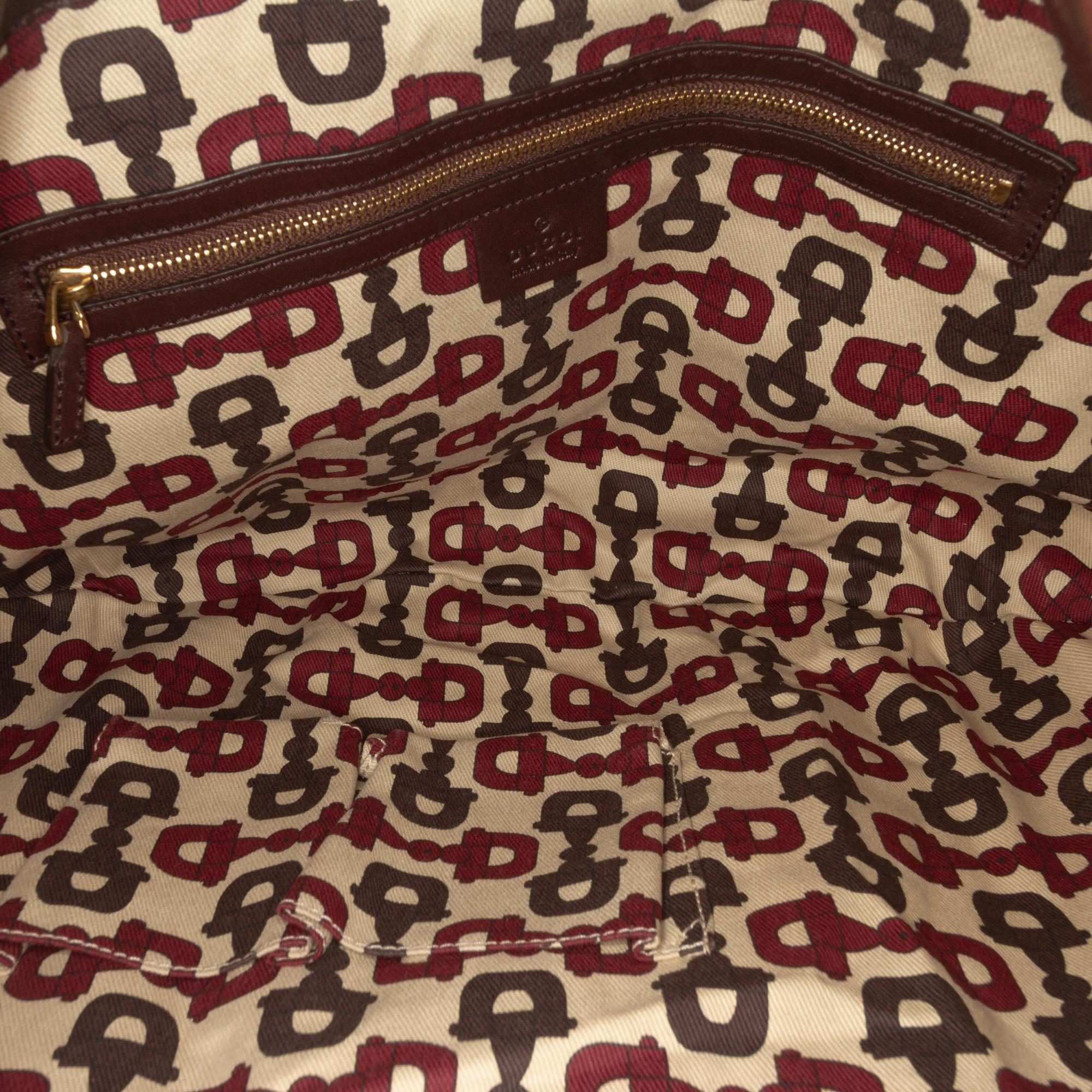 Gucci Large Guccissima Hysteria Satchel