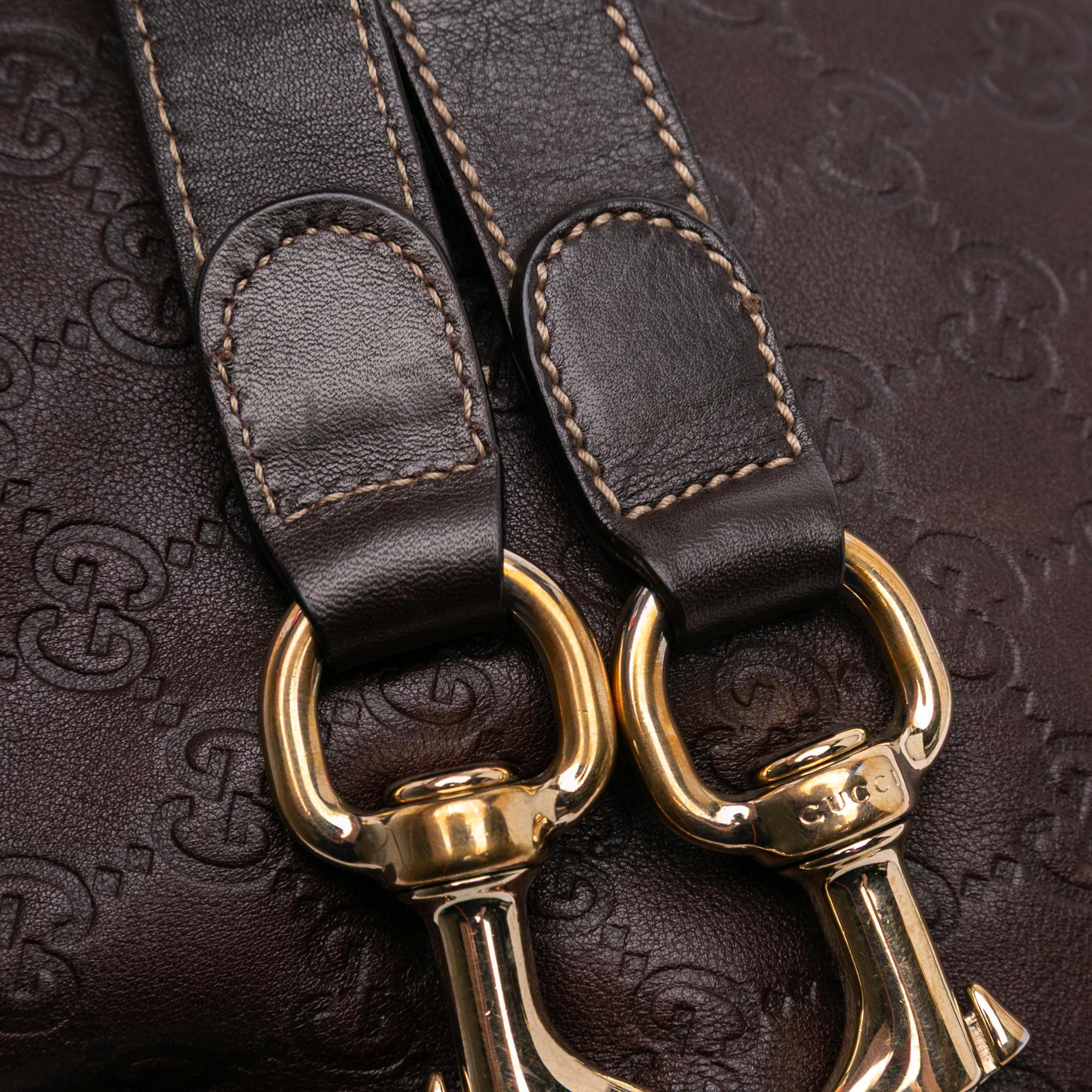 Gucci Large Guccissima Hysteria Satchel