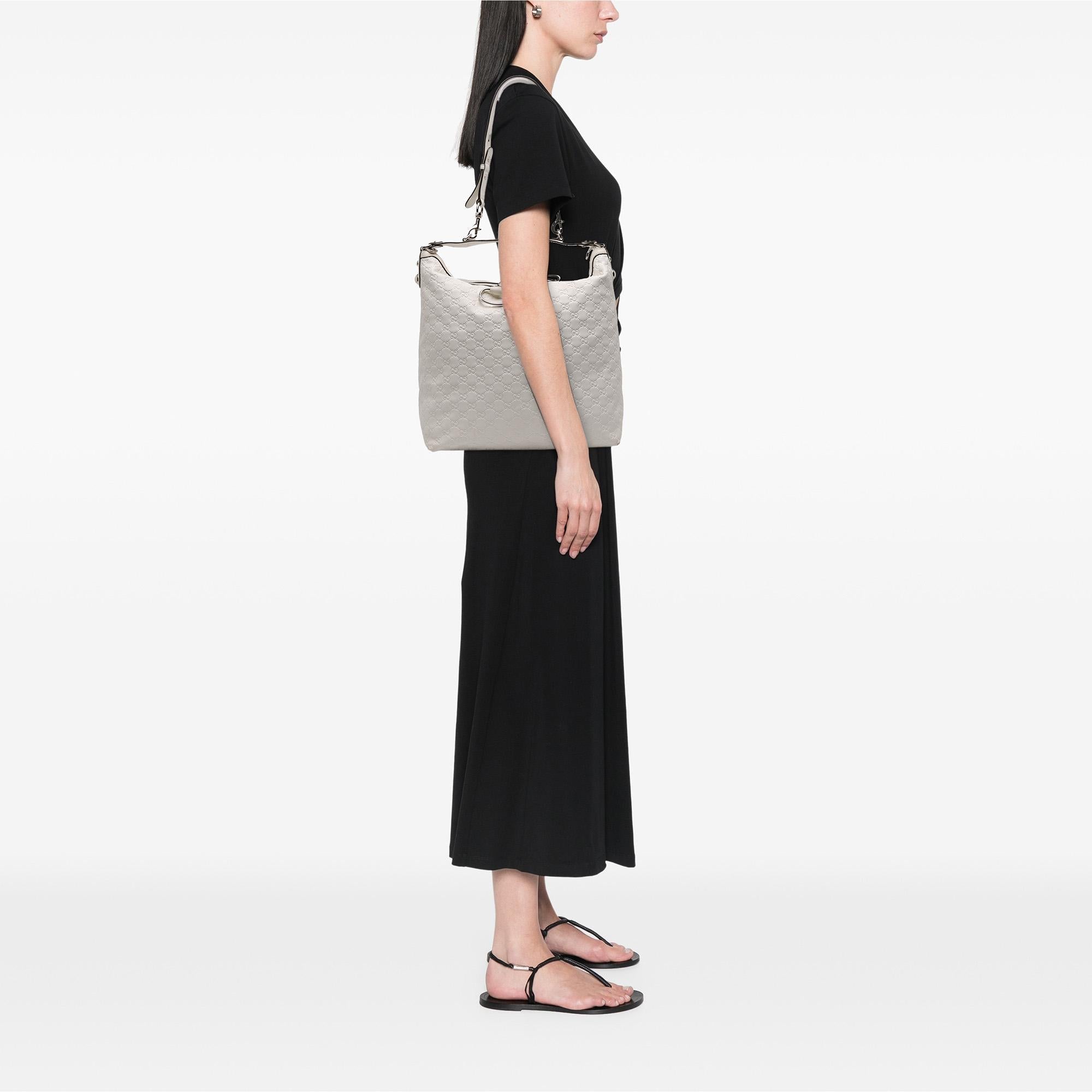Gucci Large Guccissima Icon Bit Hobo