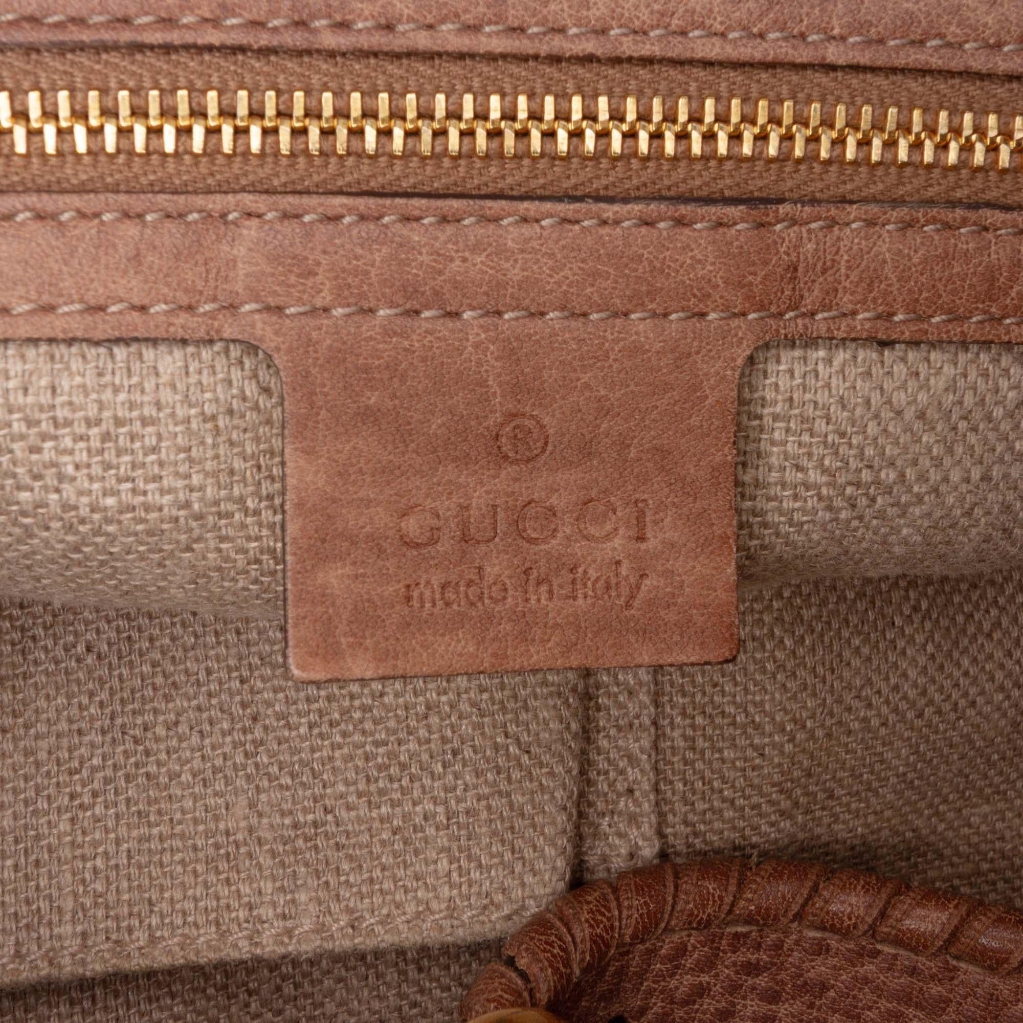 Gucci Large Guccissima New Jackie Satchel