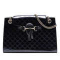 Gucci Large Guccissima PatLBt Emily Shoulder Bag