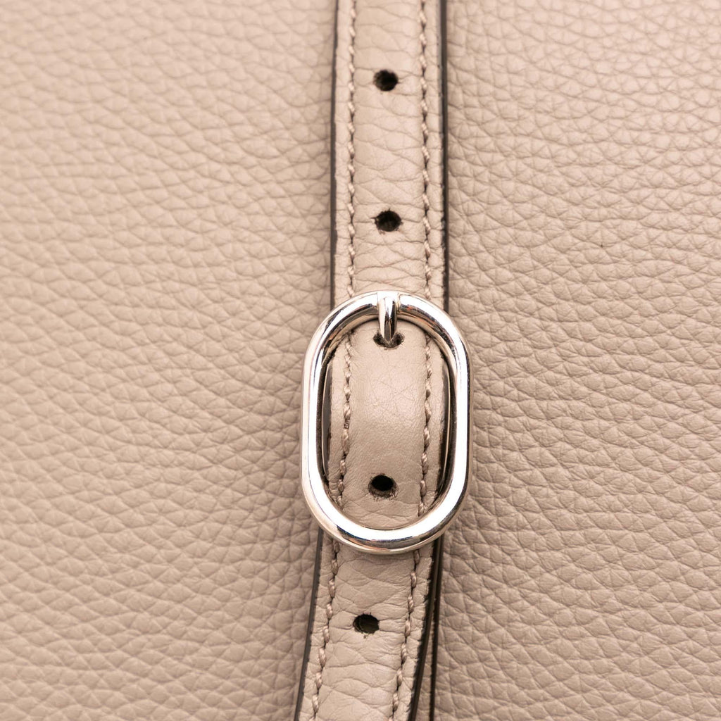 Gucci Large Leather Bamboo Daily Satchel