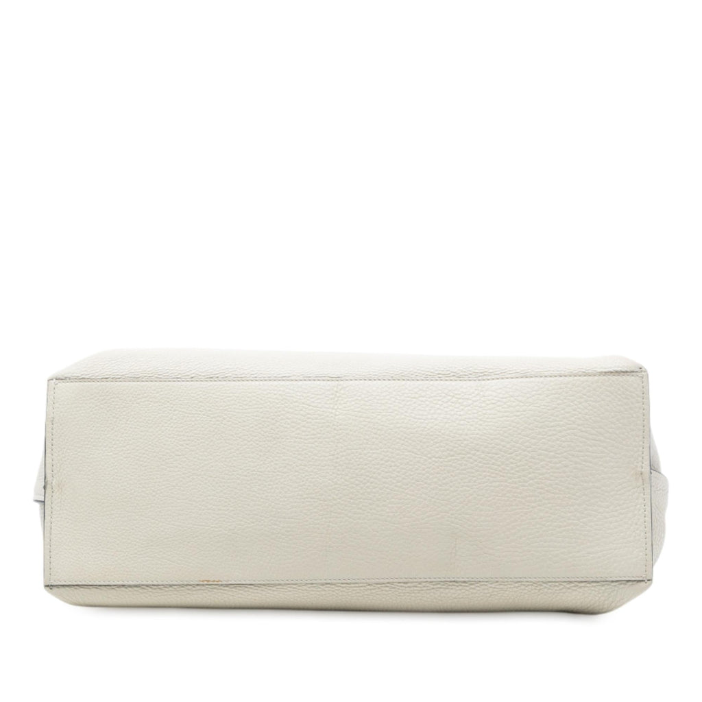 Gucci Large Leather Bamboo Daily Satchel