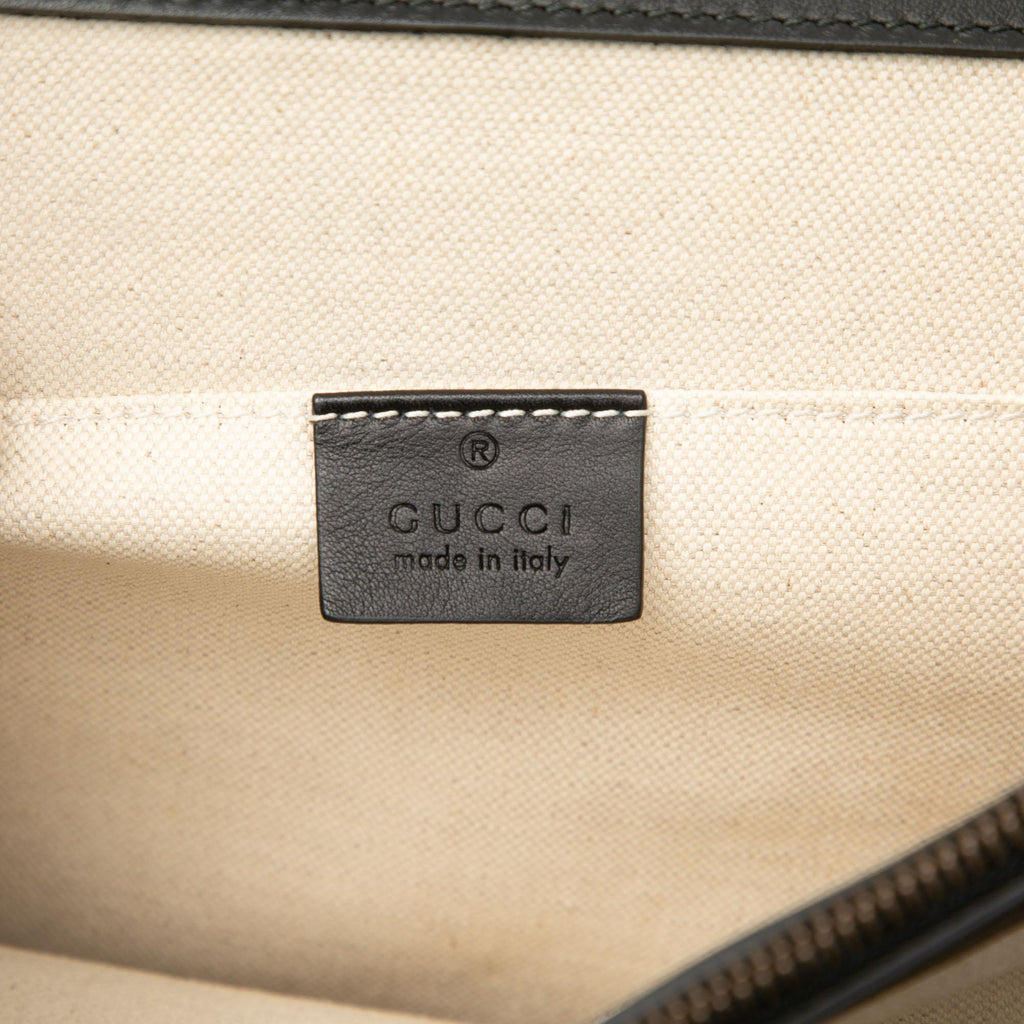 Gucci Large Leather Bamboo Dionysus Web Satchel