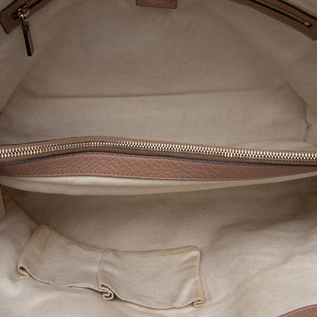 Gucci Large Leather Bella Tote