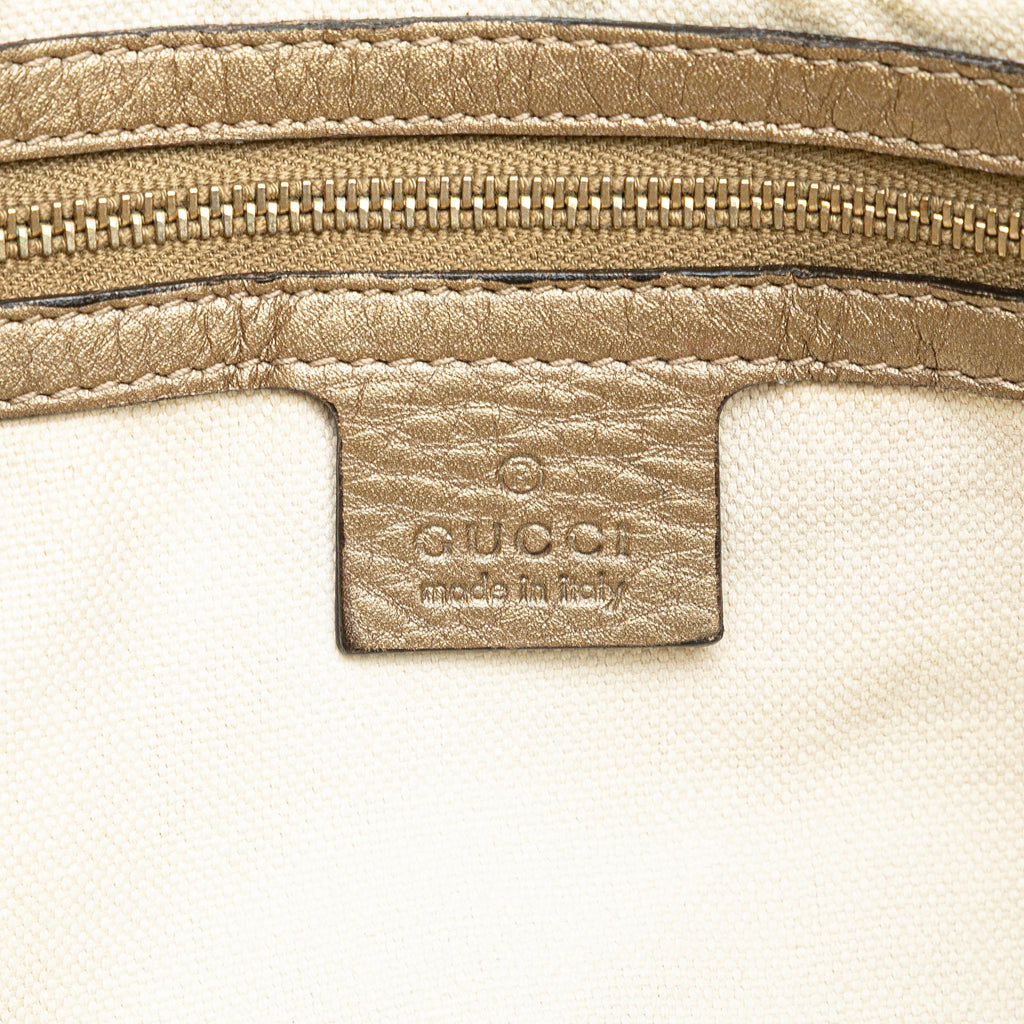 Gucci Large Leather Bella Tote