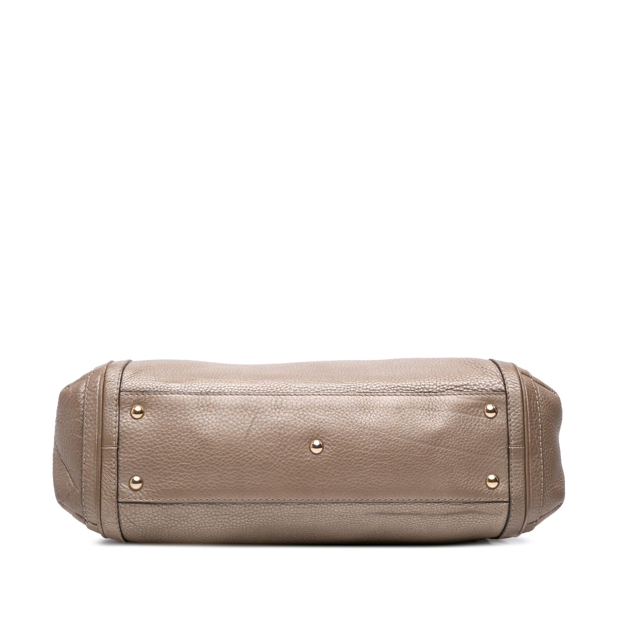Gucci Large Leather Bella Tote