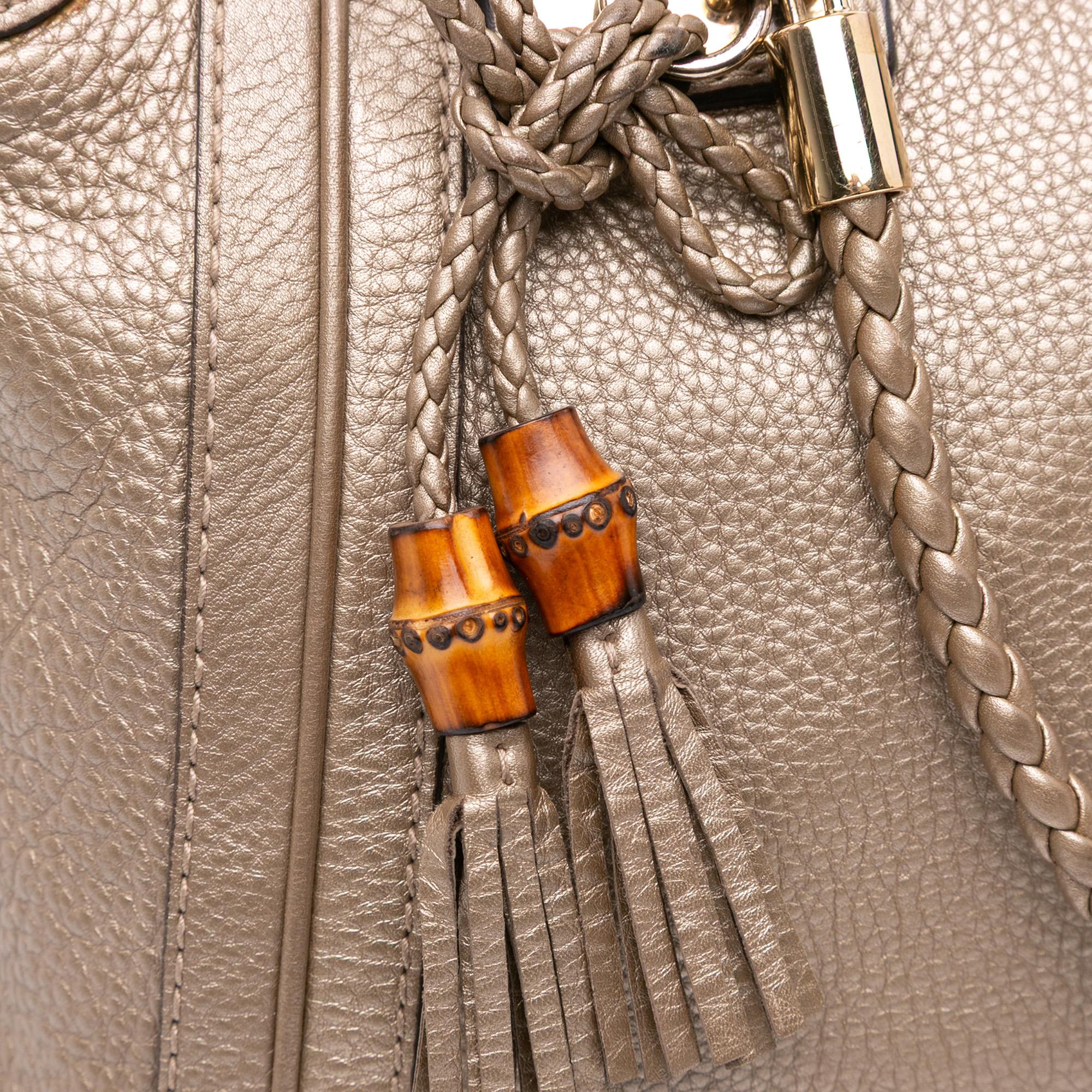 Gucci Large Leather Bella Tote
