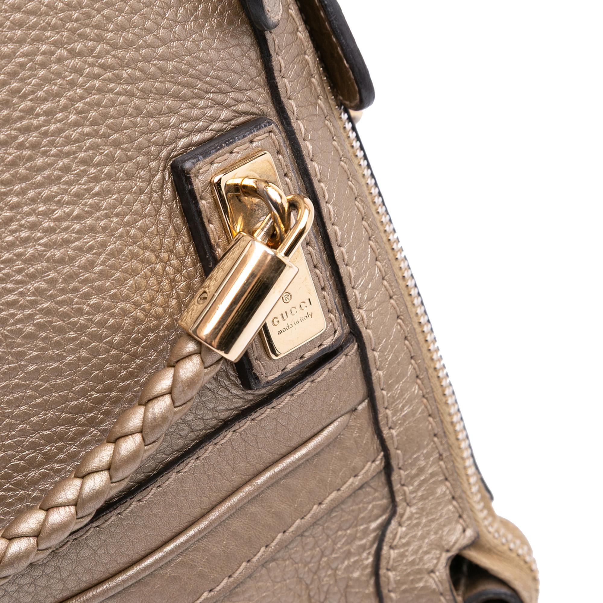 Gucci Large Leather Bella Tote