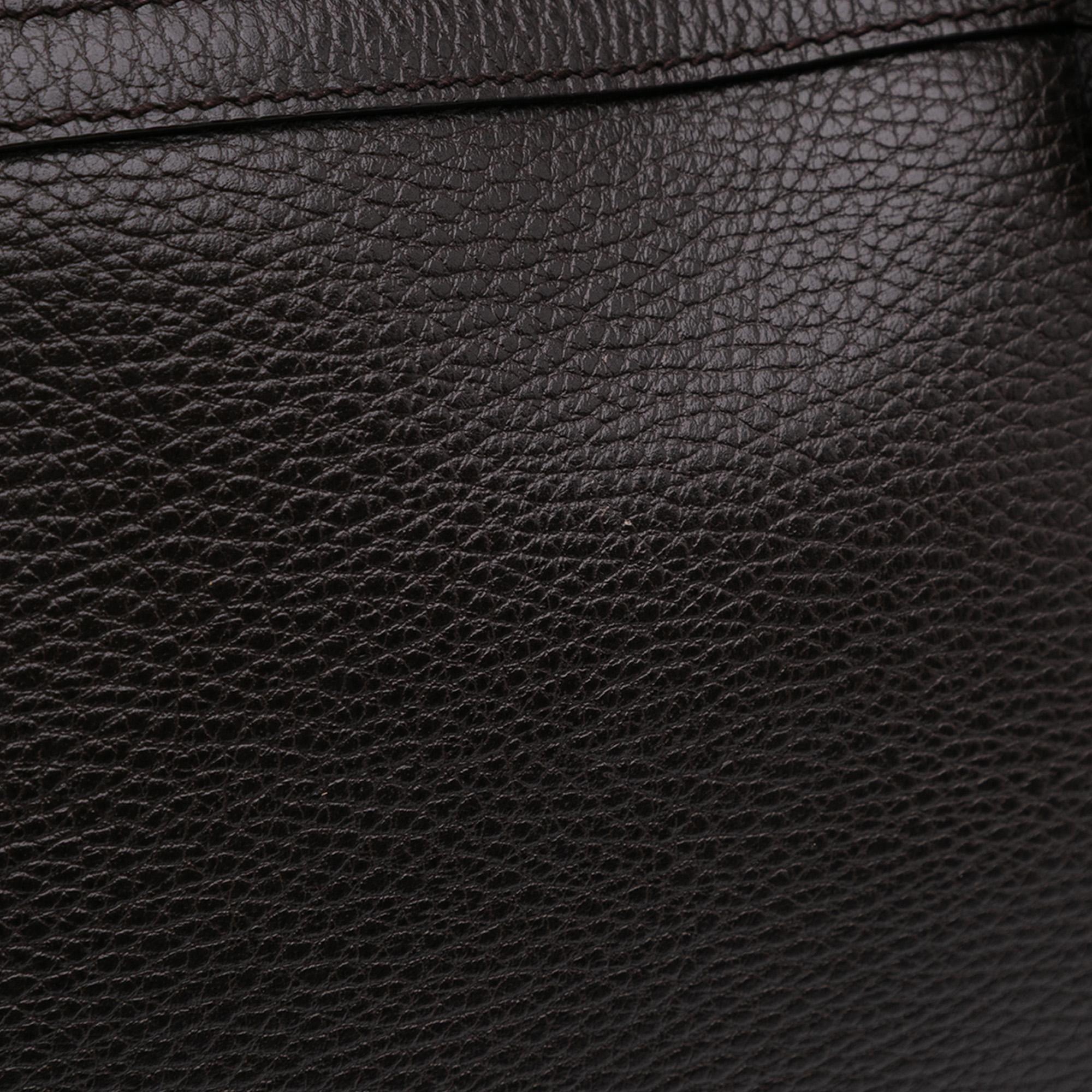 Gucci Large Leather GG Charm Dome Satchel