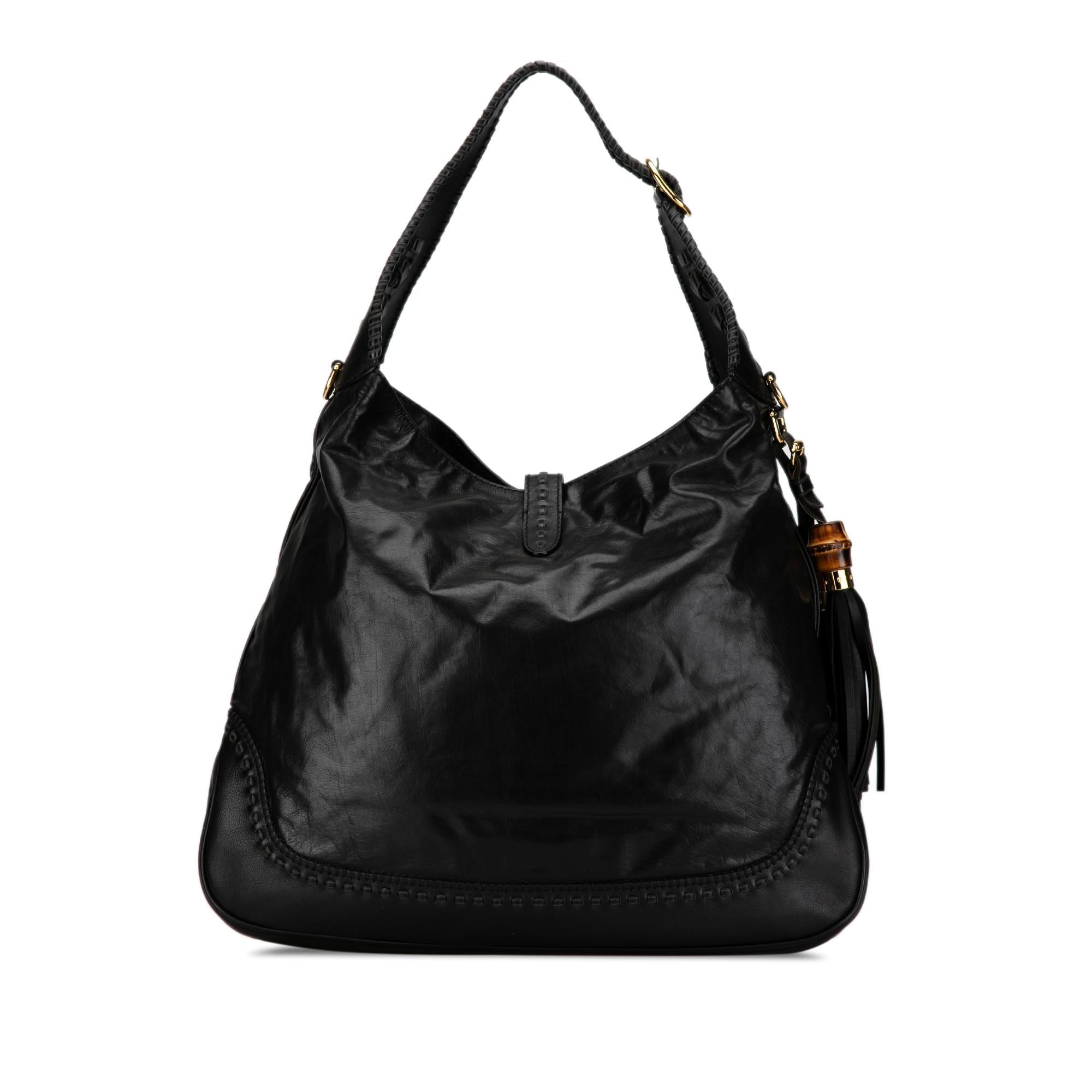 Gucci Large Leather New Jackie Satchel (SHG-IPKUWc)