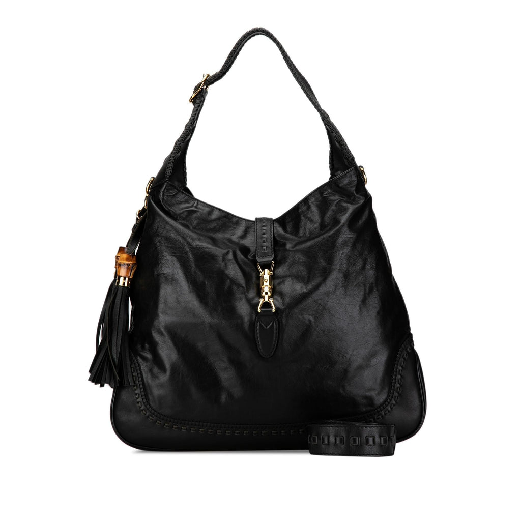 Gucci Large Leather New Jackie Satchel (SHG-IPKUWc)