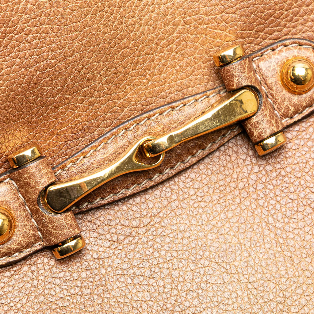 Gucci Large Leather New Pelham Satchel