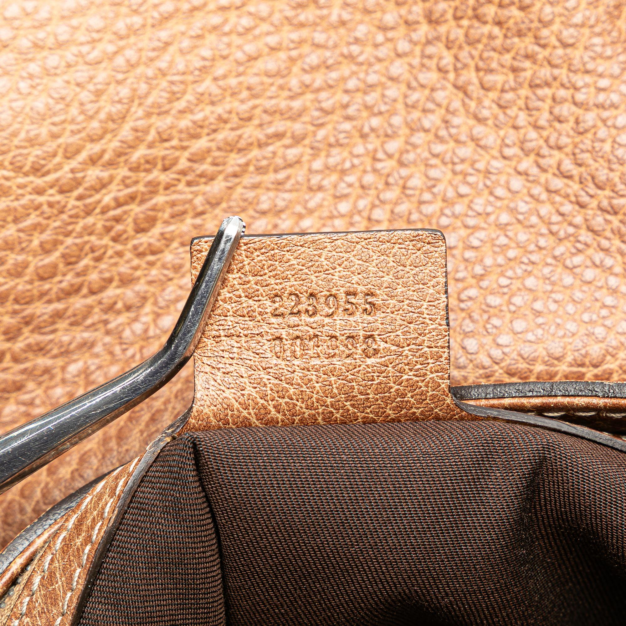 Gucci Large Leather New Pelham Satchel