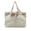 Gucci Large Leather Positano Scarf Tote (SHG-EgnKIT)