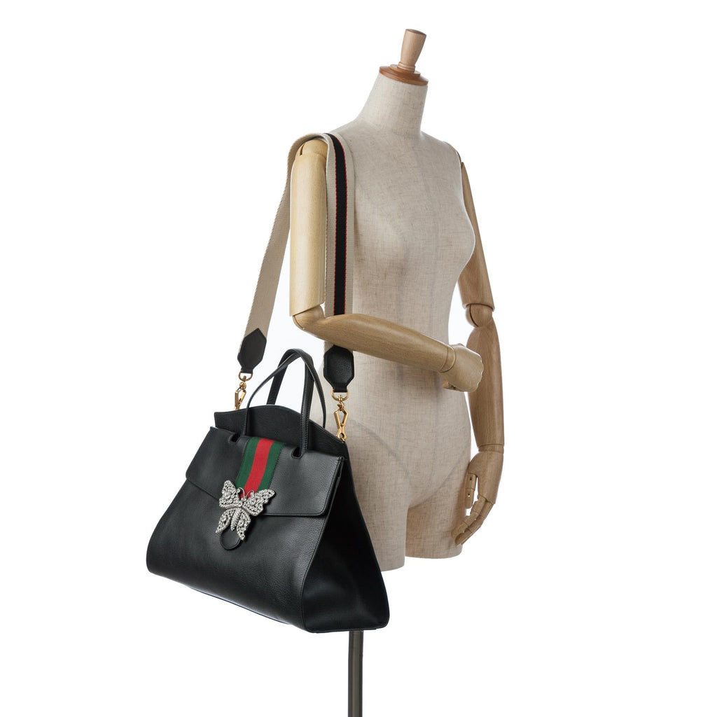 Gucci Large Linea Totem Satchel (SHG-doCAa2)