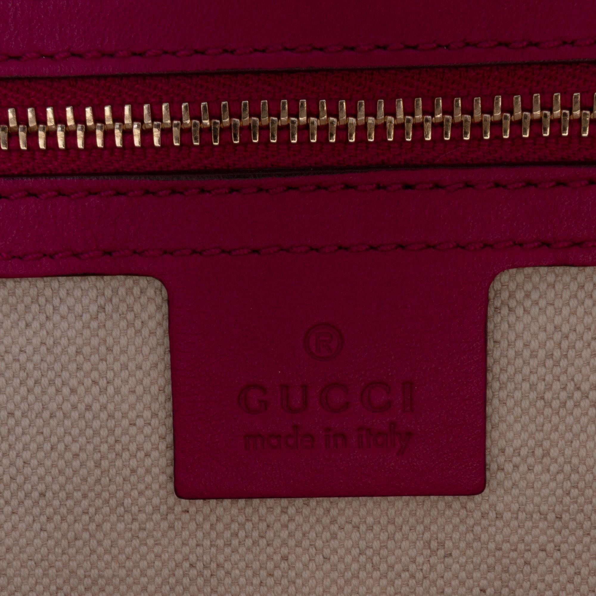 Gucci Large Microguccissima Patent Nice Dome Satchel