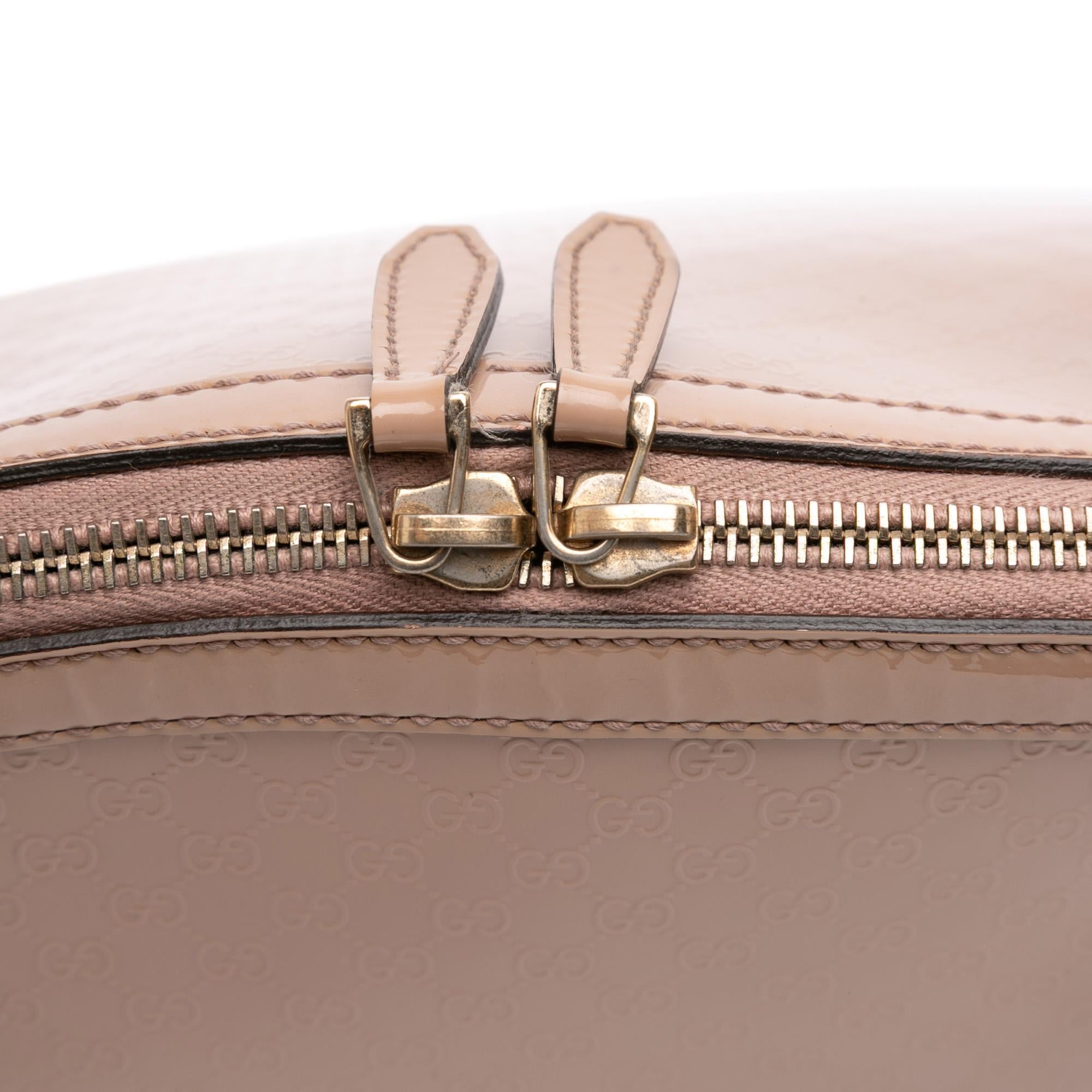 Gucci Large Microguccissima PatLBt Nice Dome Satchel