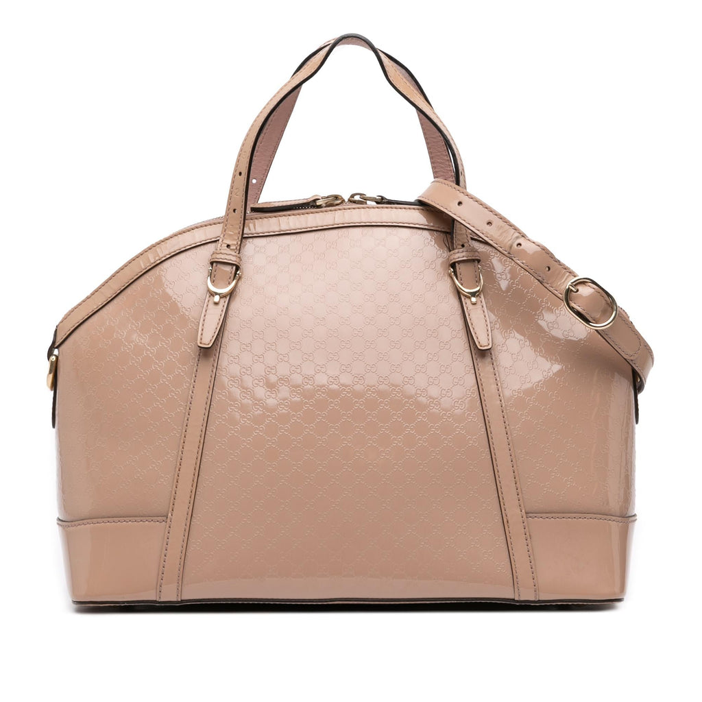 Gucci Large Microguccissima PatLBt Nice Dome Satchel