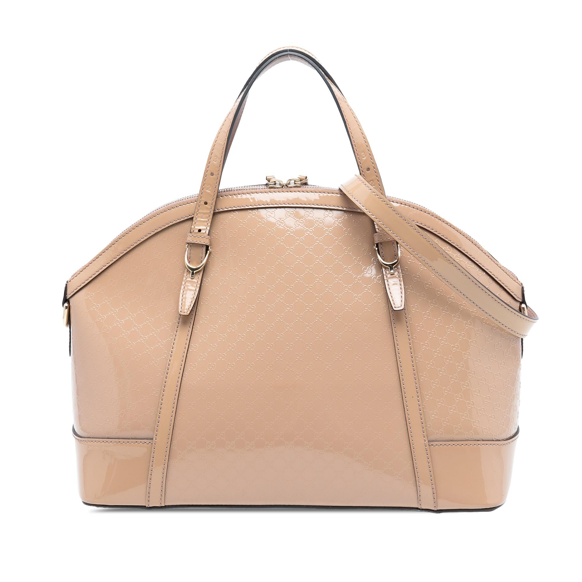 Gucci Large Microguccissima PatLBt Nice Dome Satchel