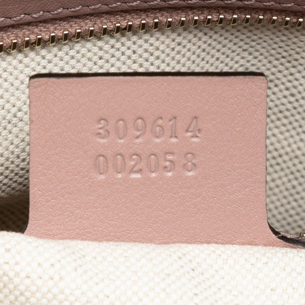 Gucci Large Microguccissima PatLBt Nice Dome Satchel