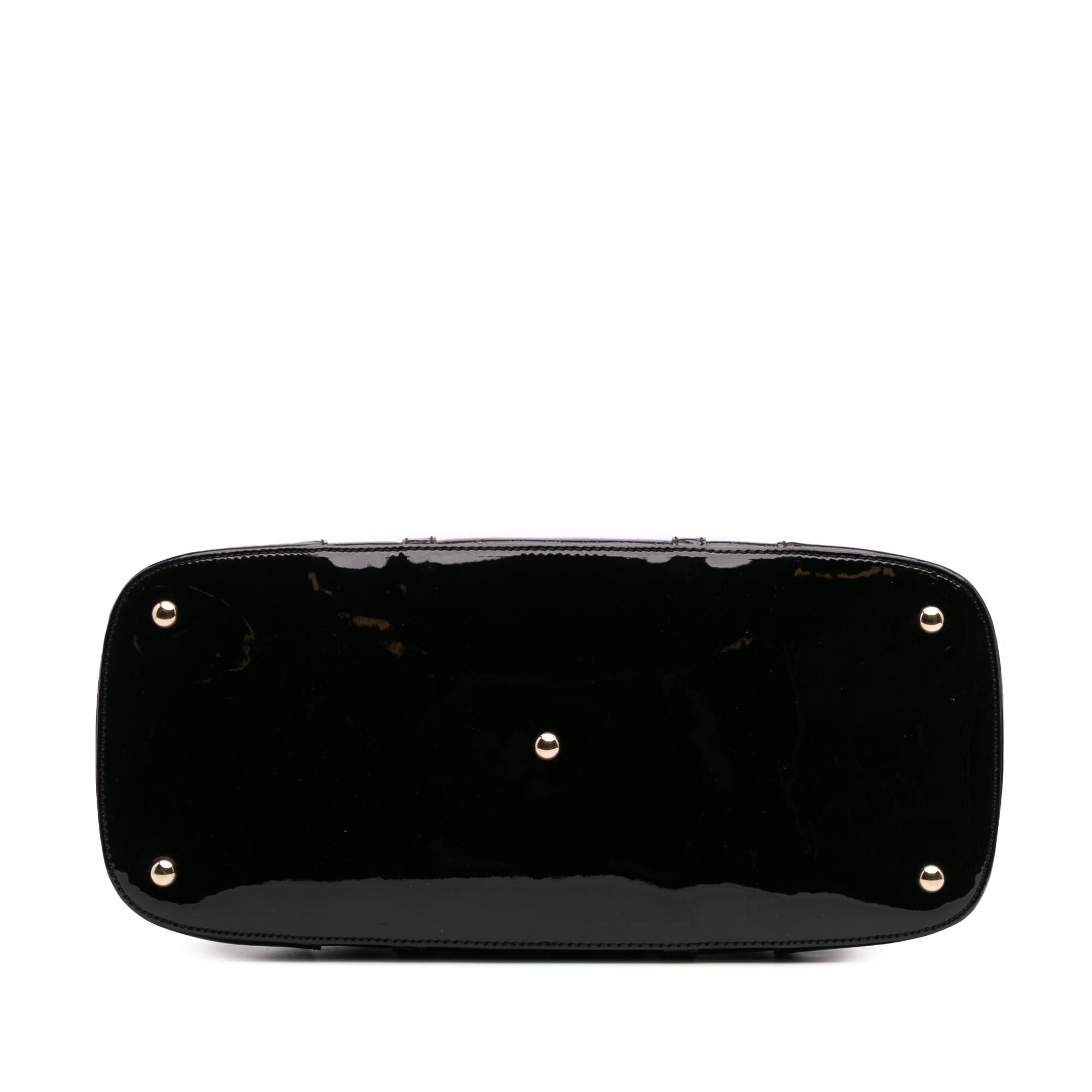 Gucci Large Microguccissima PatLBt Nice Dome Top Handle Bag