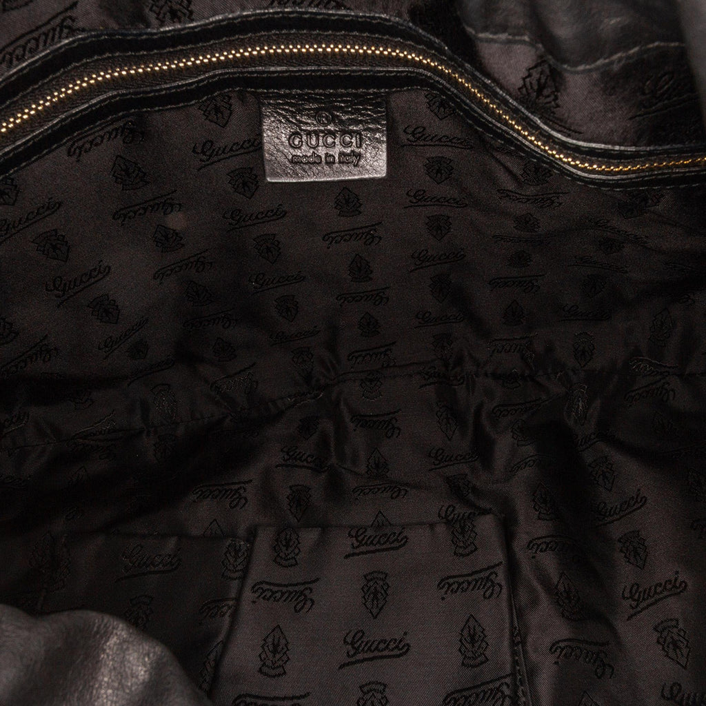 Gucci Large PatLBt Hysteria Satchel