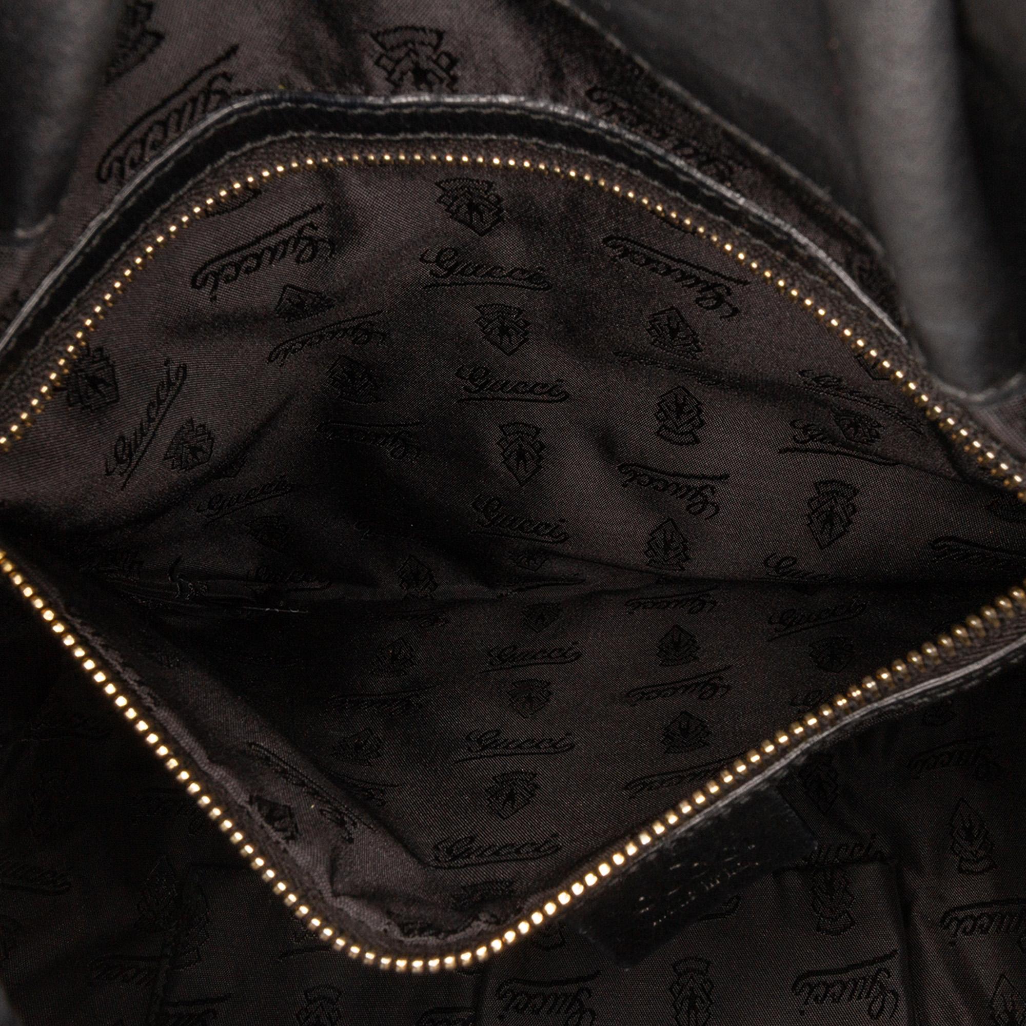 Gucci Large PatLBt Hysteria Satchel