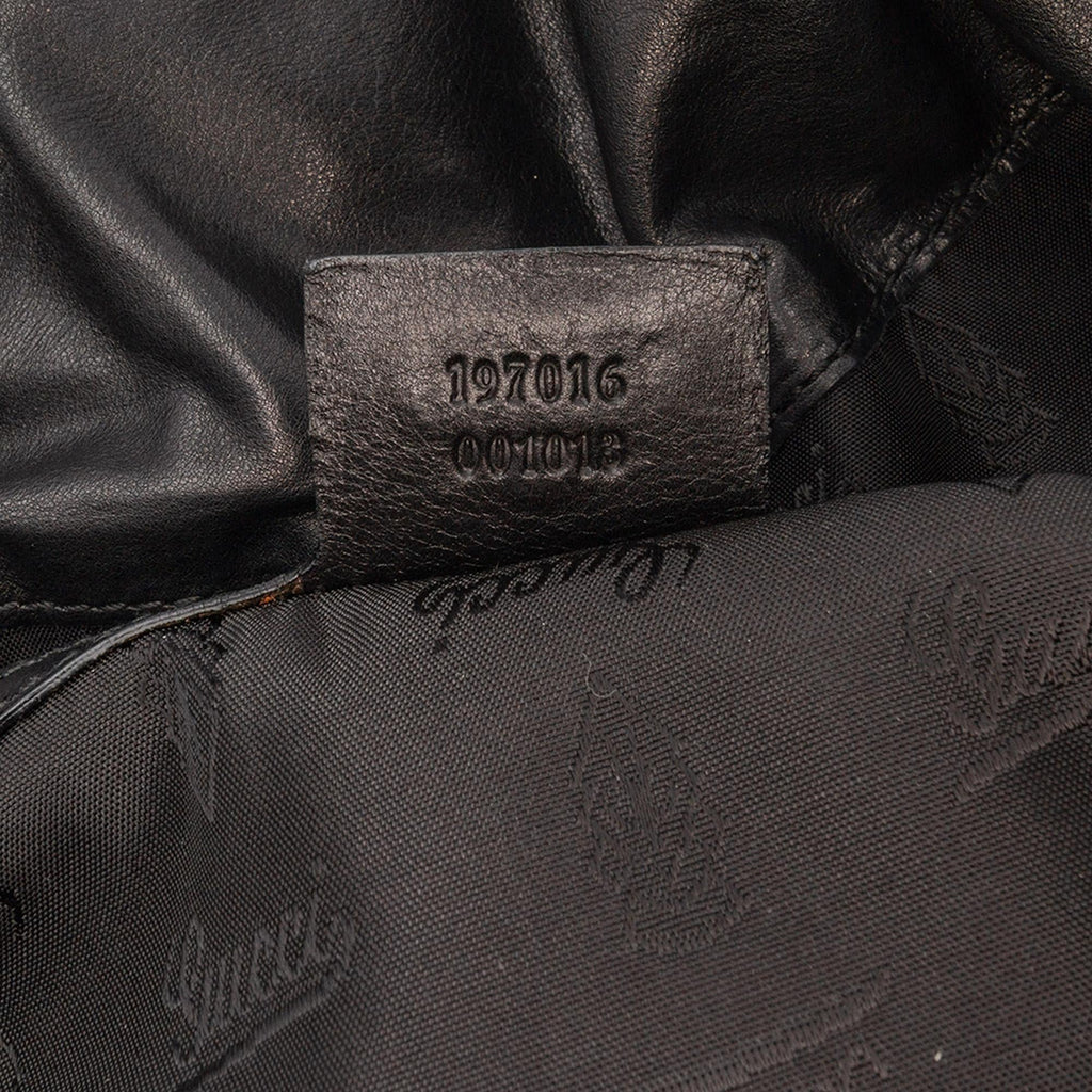 Gucci Large PatLBt Hysteria Satchel